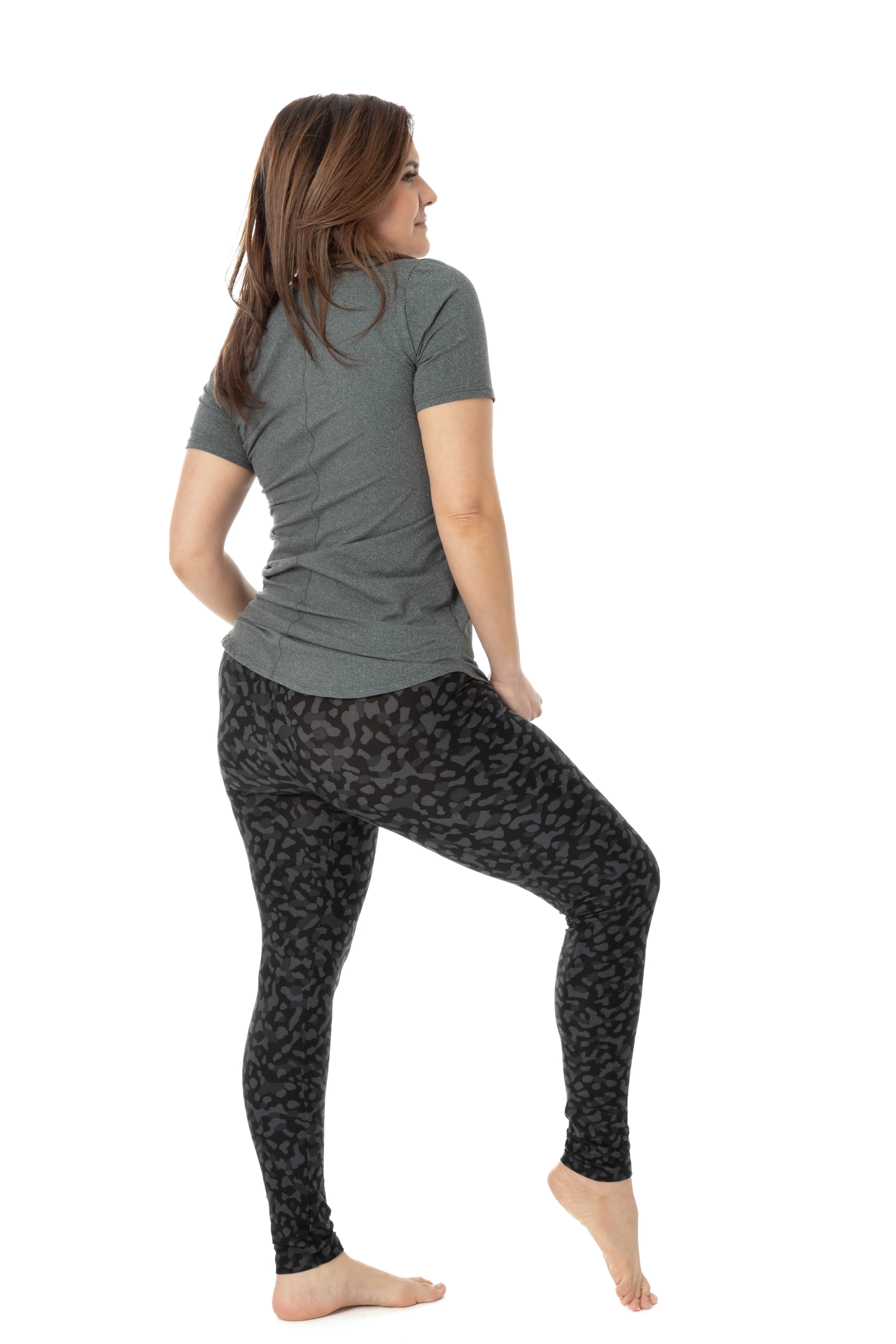 Grey Cheetah - All Season Leggings - Image 5