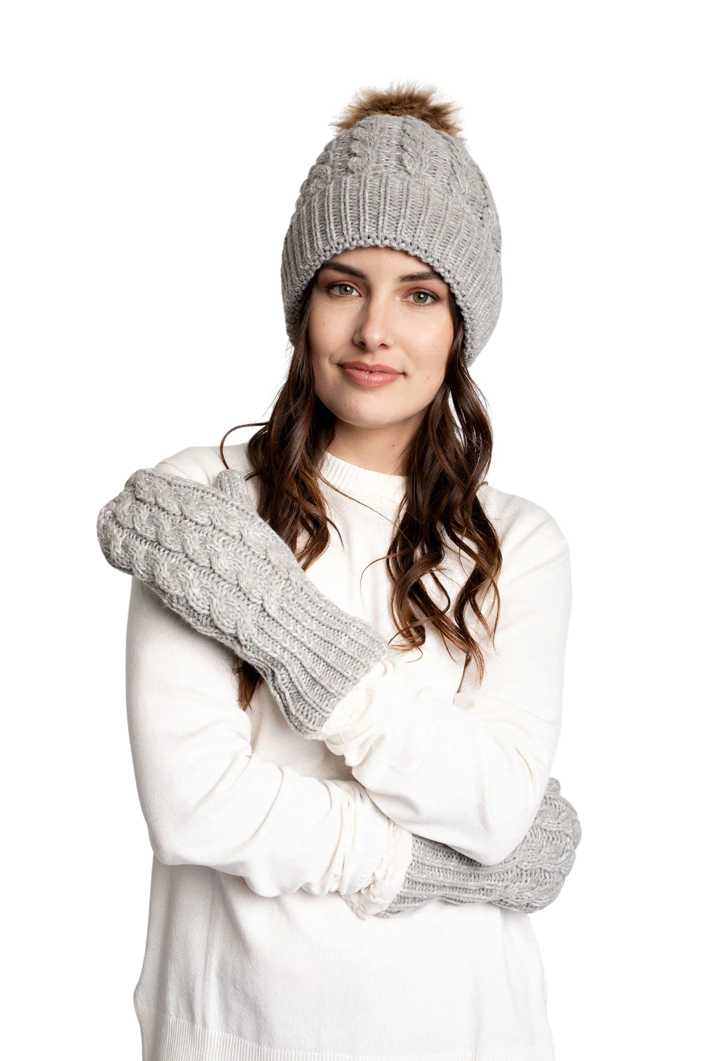 Grey - Cozy Lined Hat - Image 3
