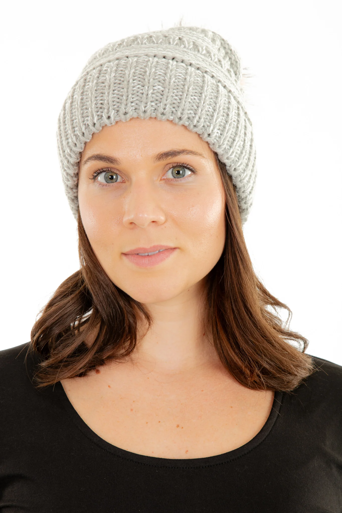 Grey - Cozy Slouchy Beanie - Image 3