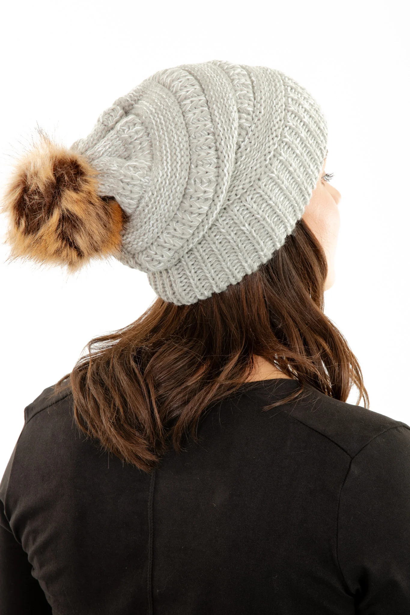 Grey - Cozy Slouchy Beanie - Image 6