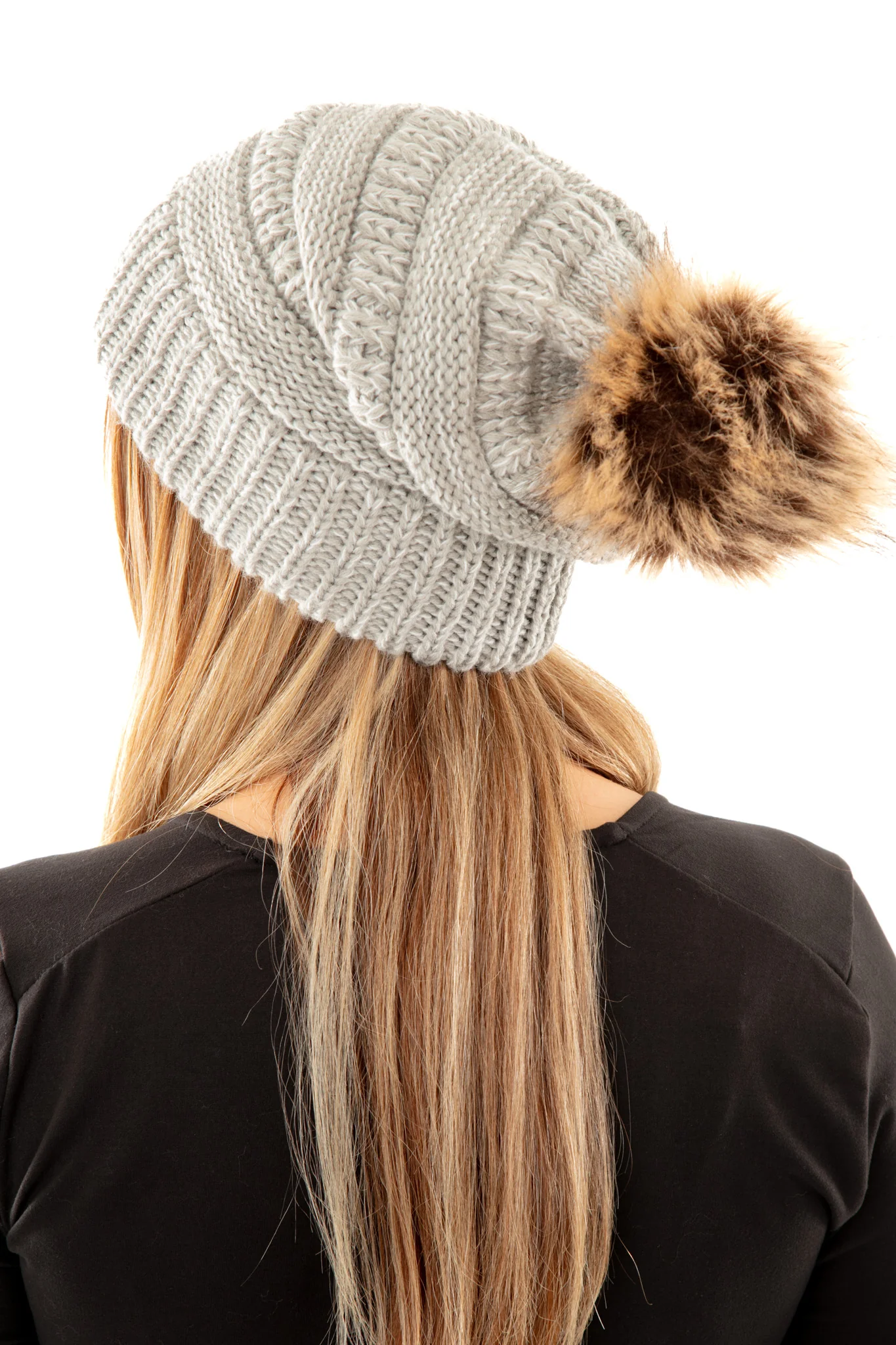 Grey - Cozy Slouchy Beanie - Image 8