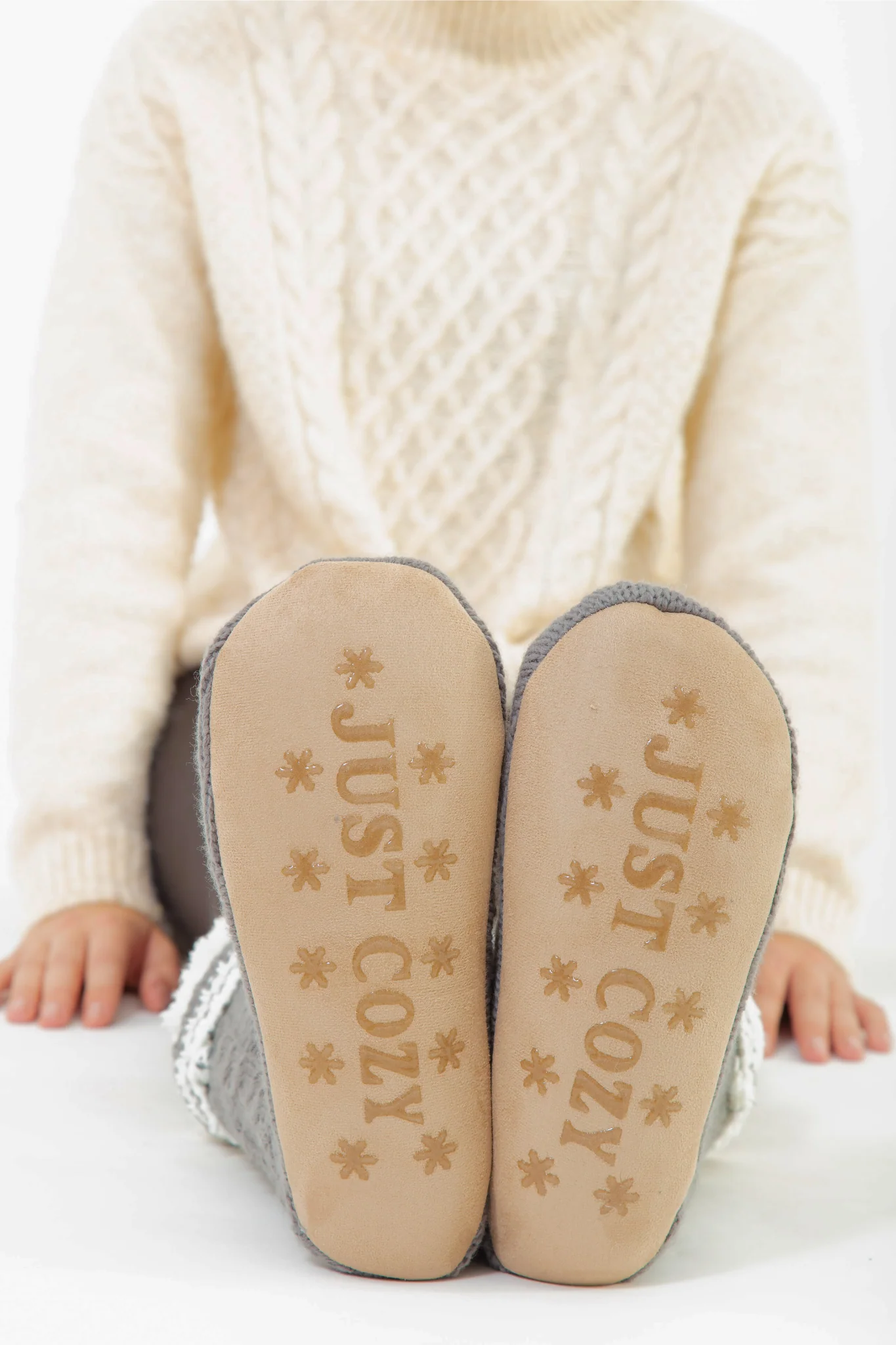 Grey Elk - Cozy Slipper Socks - Image 4