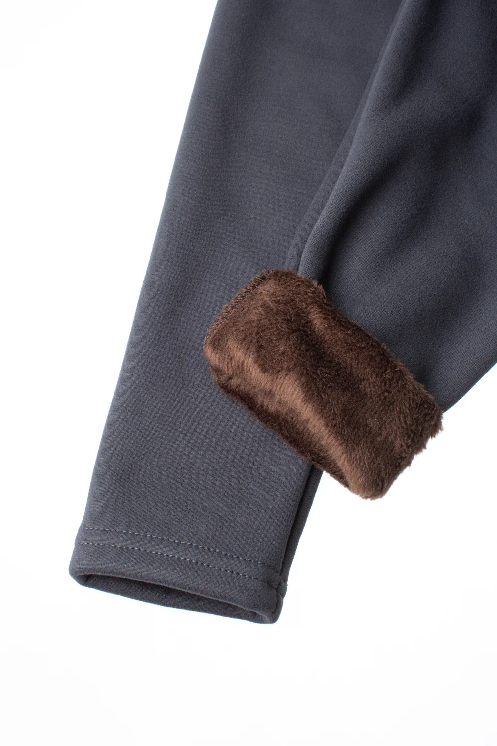 Charcoal Kid's - Cozy Lined Leggings - Image 4