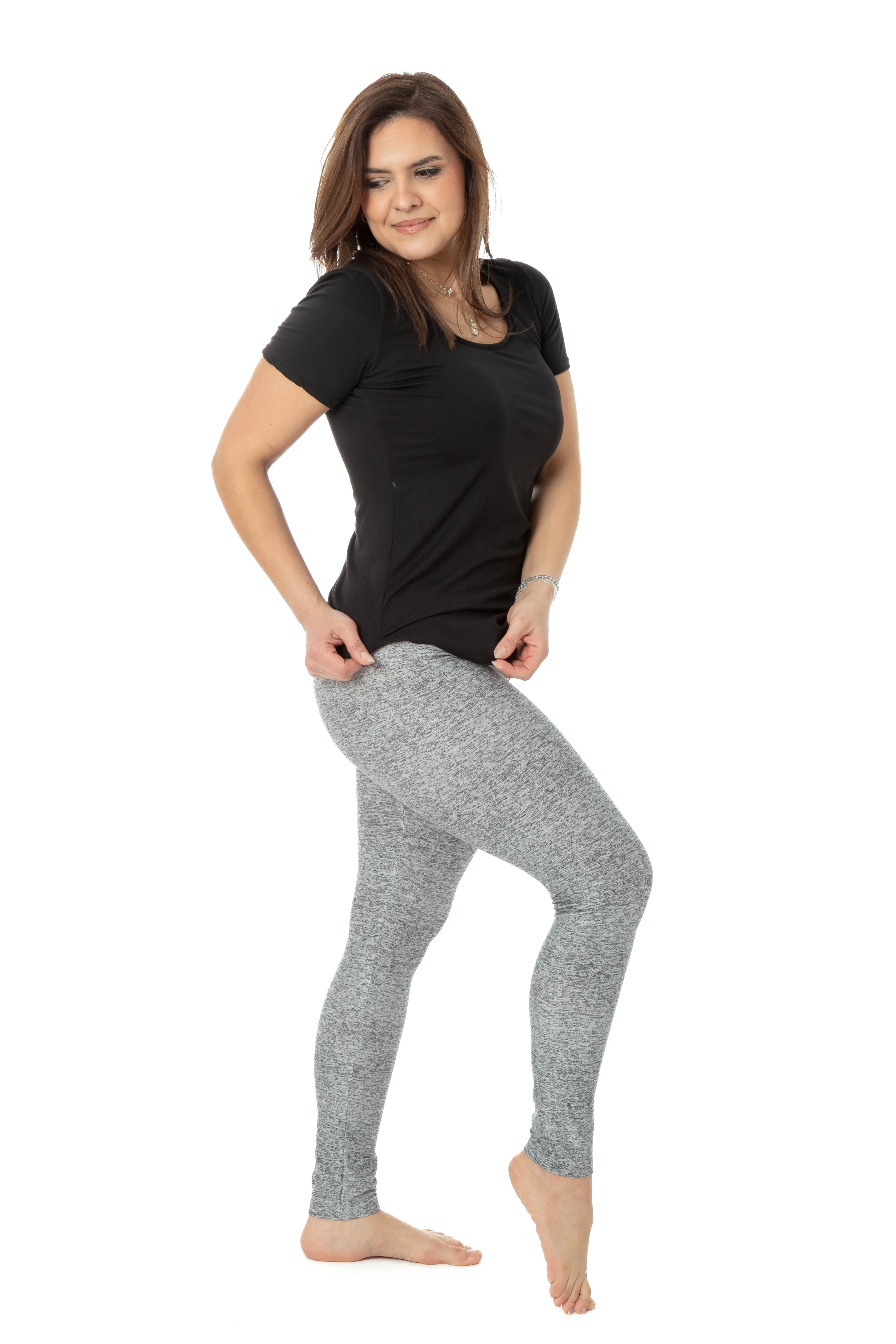 Speckled Gray - All Season Leggings - Image 2