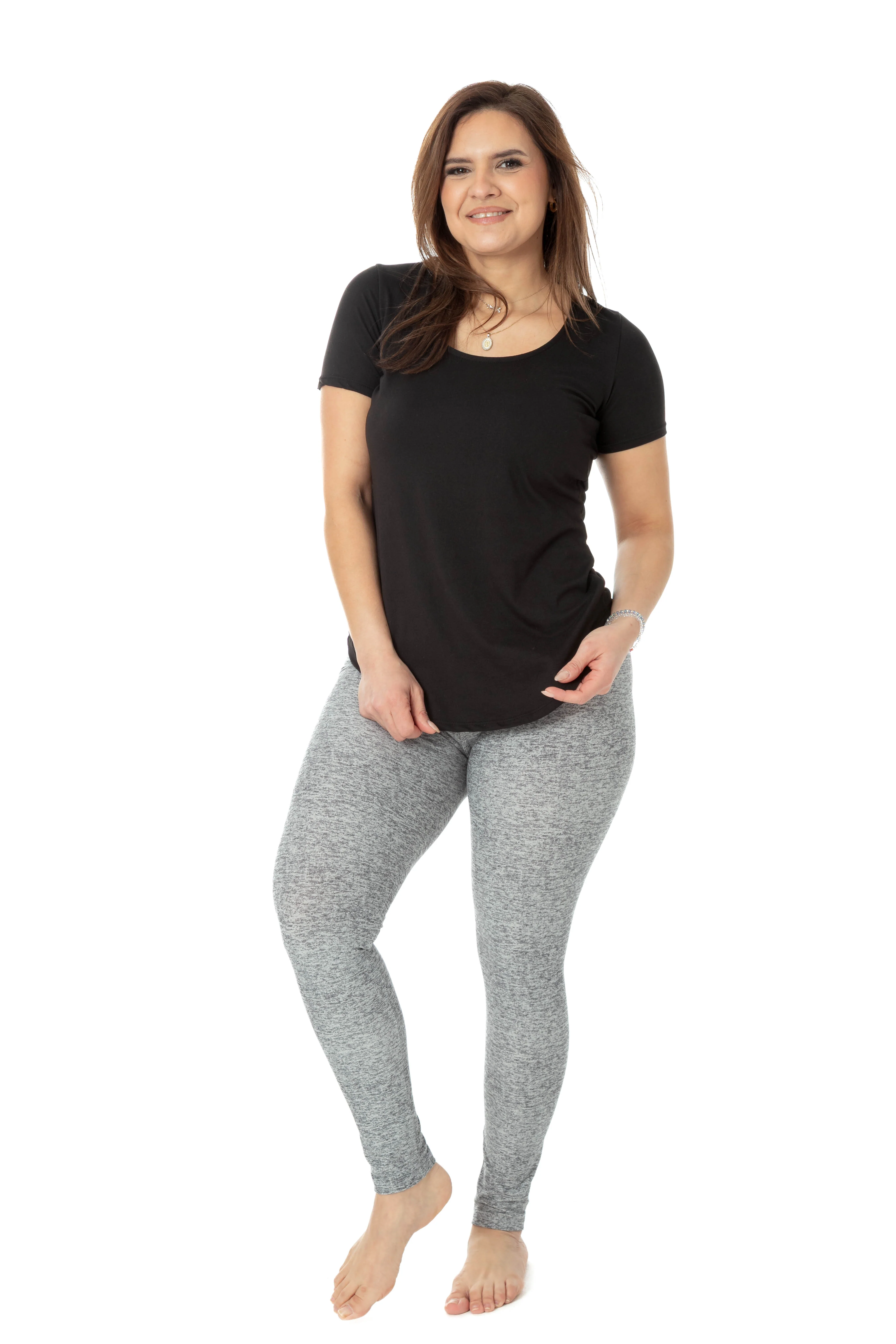 Speckled Gray - All Season Leggings - Image 3