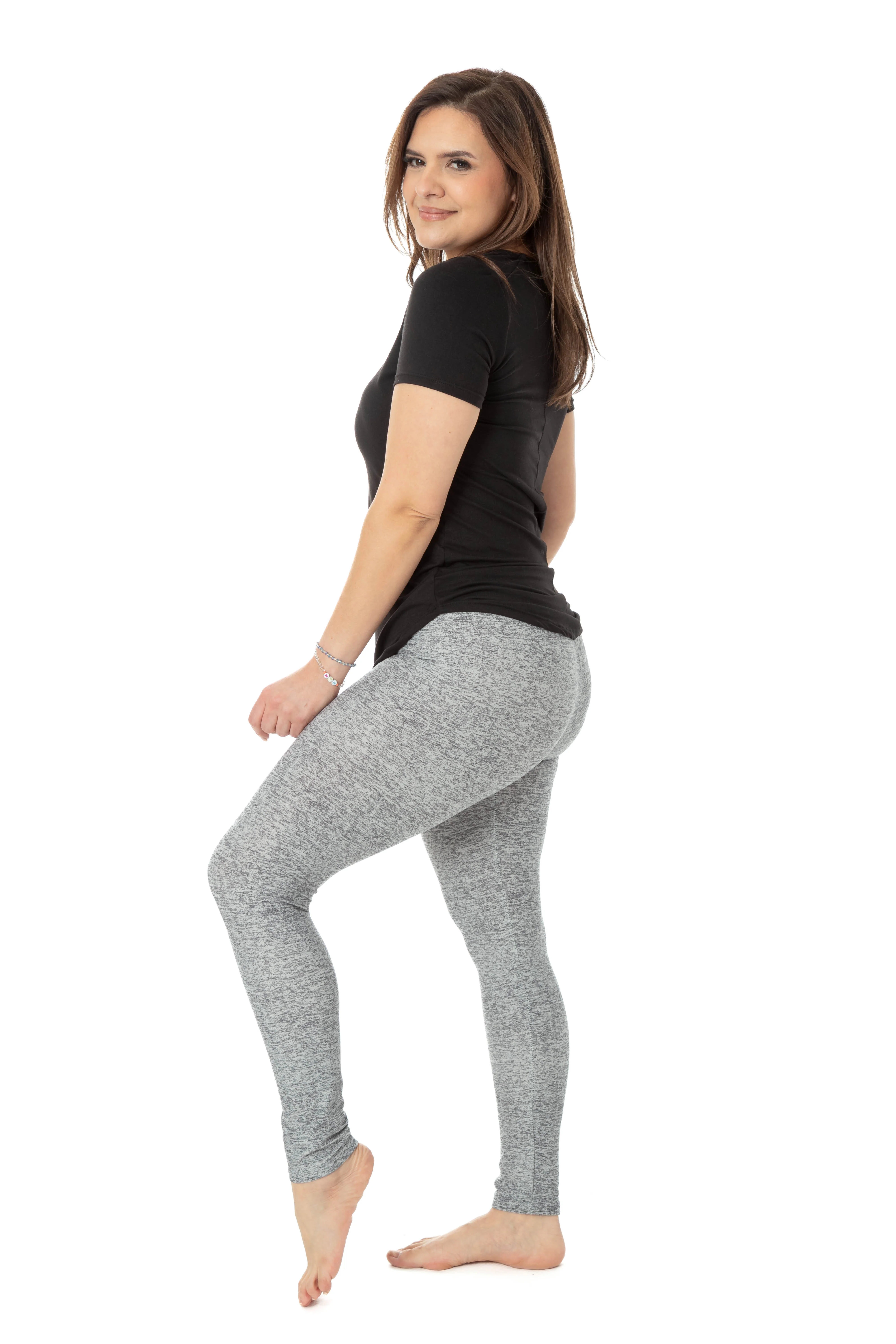Speckled Gray - All Season Leggings - Image 4