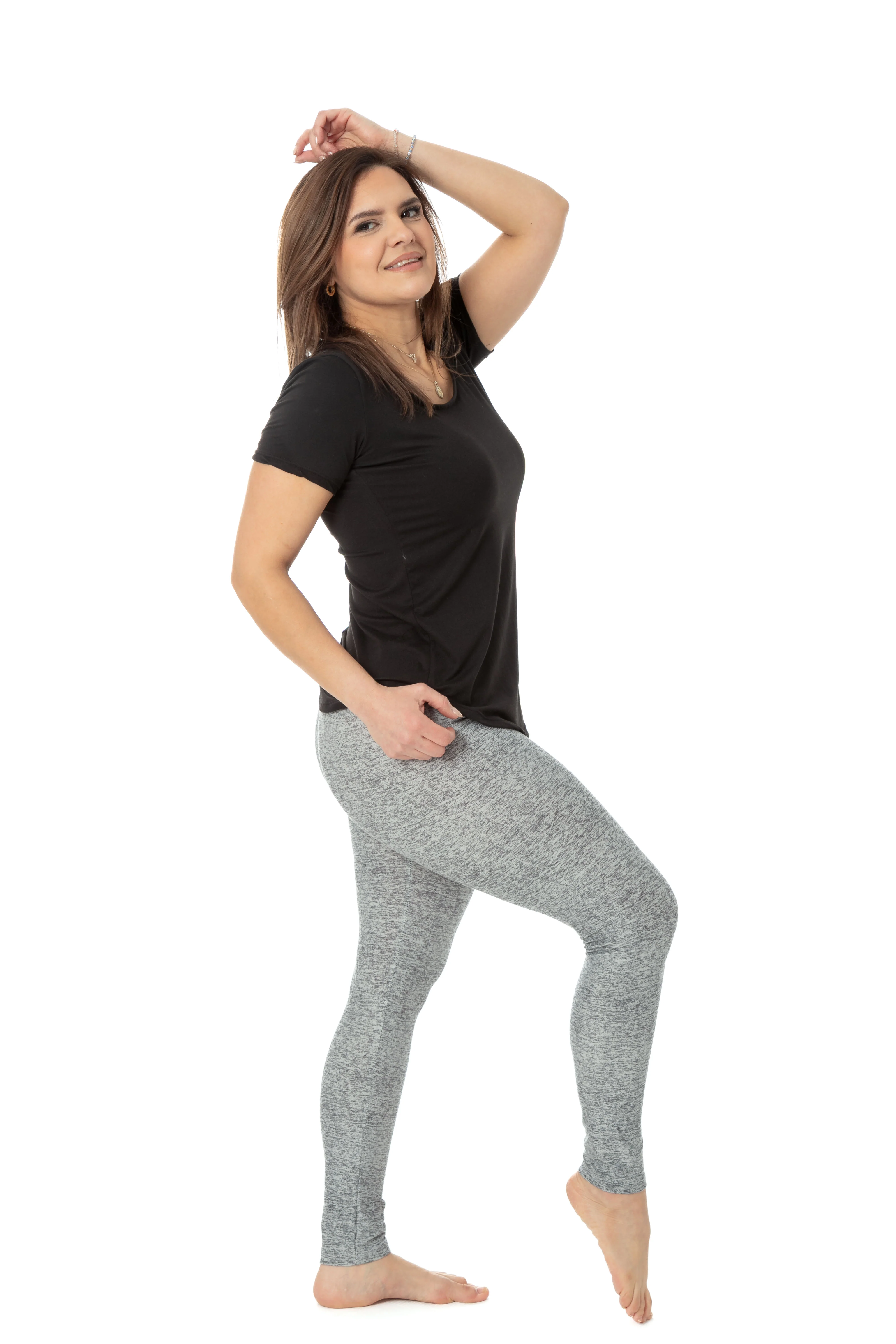 Speckled Gray - All Season Leggings - Image 5