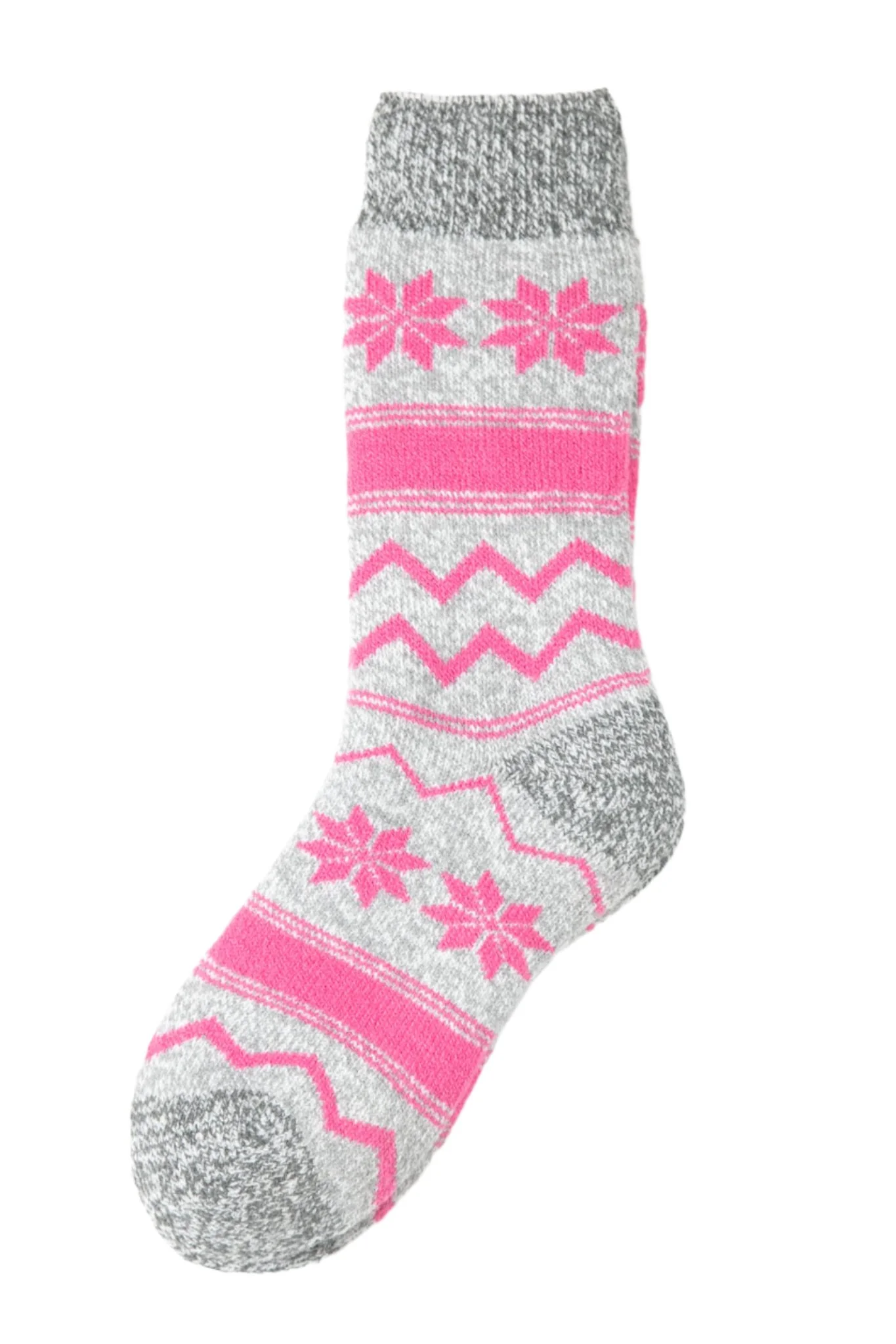 Grey & Pink Marbled - Thermal Socks - Image 11