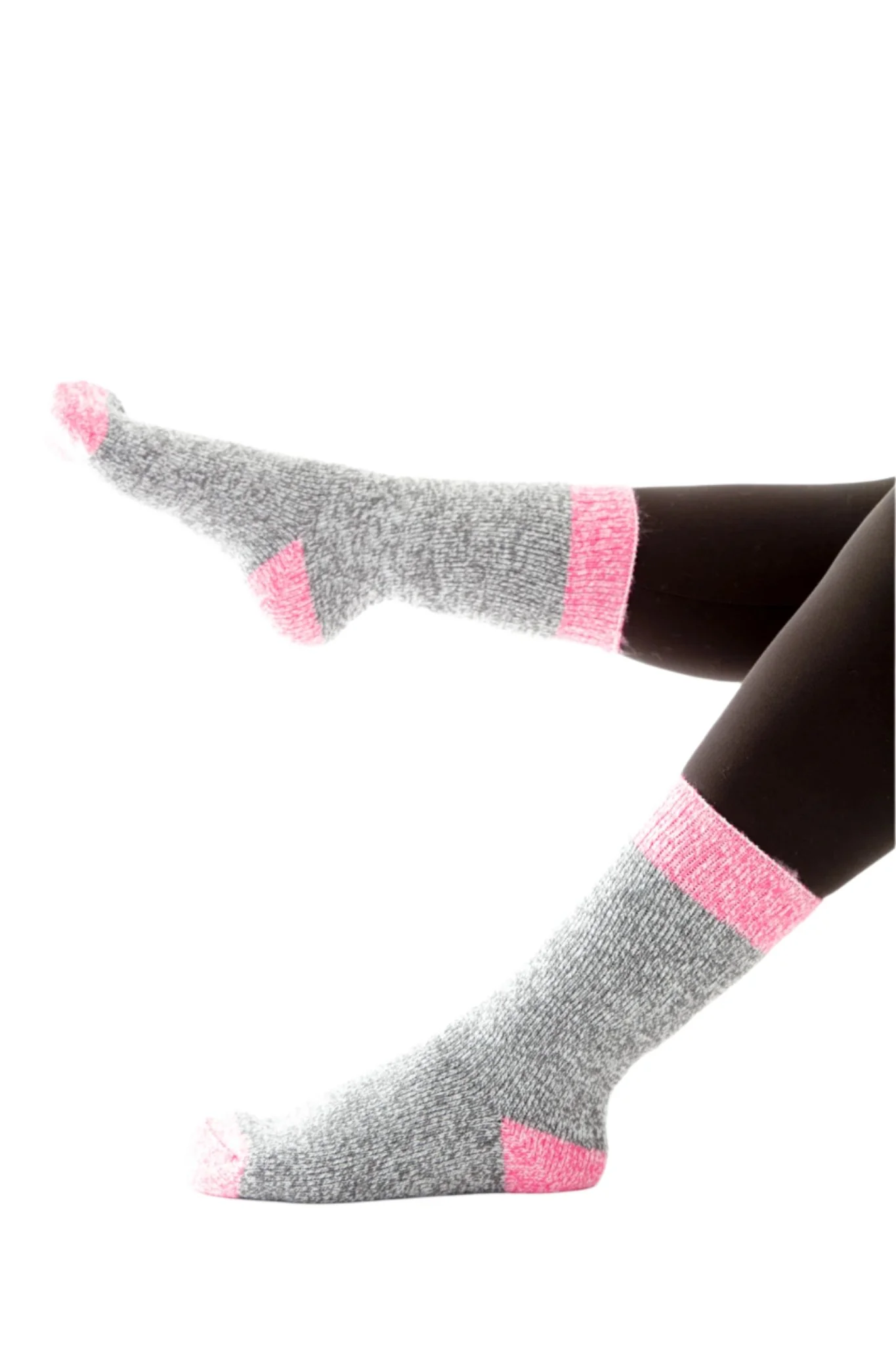 Grey & Pink Marbled - Thermal Socks - Image 6