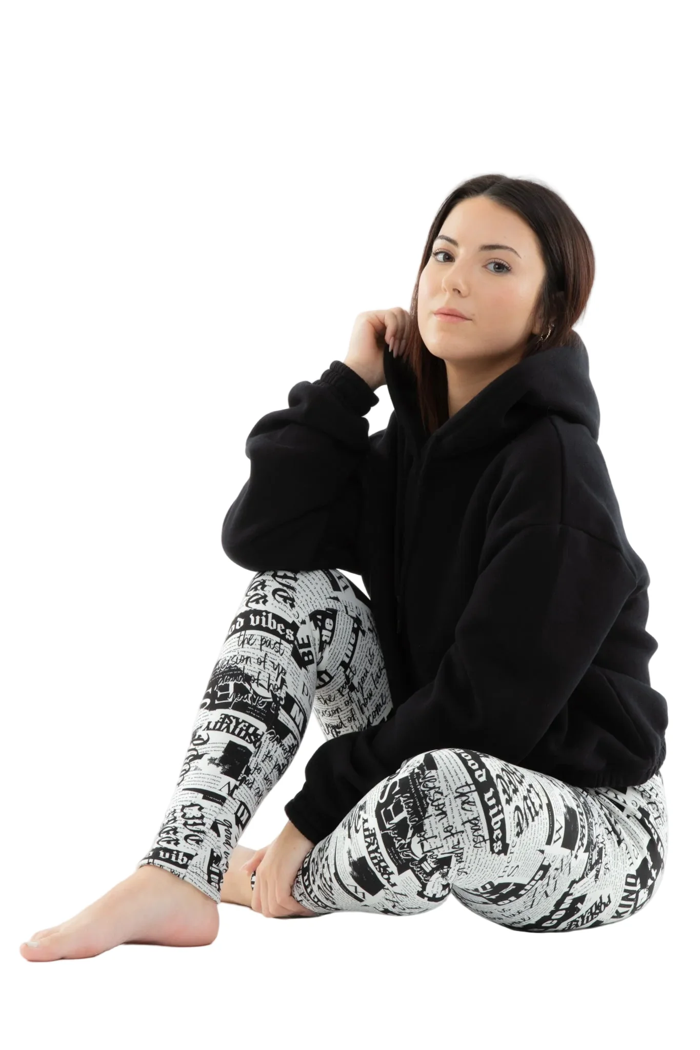 Illustrated - Cozy Lined Leggings - Image 2