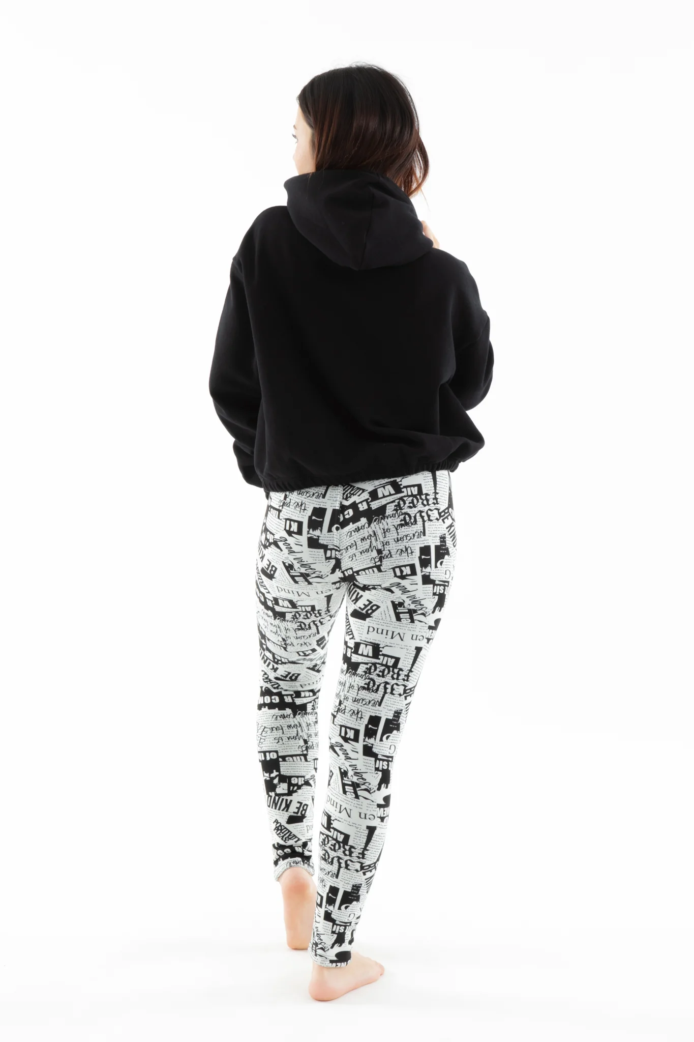 Illustrated - Cozy Lined Leggings - Image 5