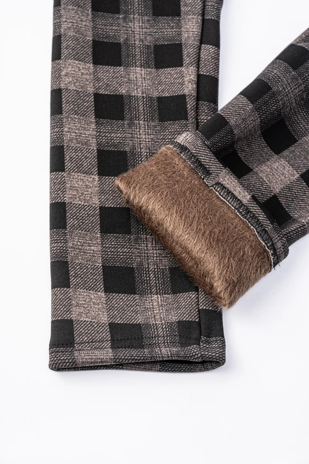 Irish Squares - Cozy Lined Leggings - Image 6