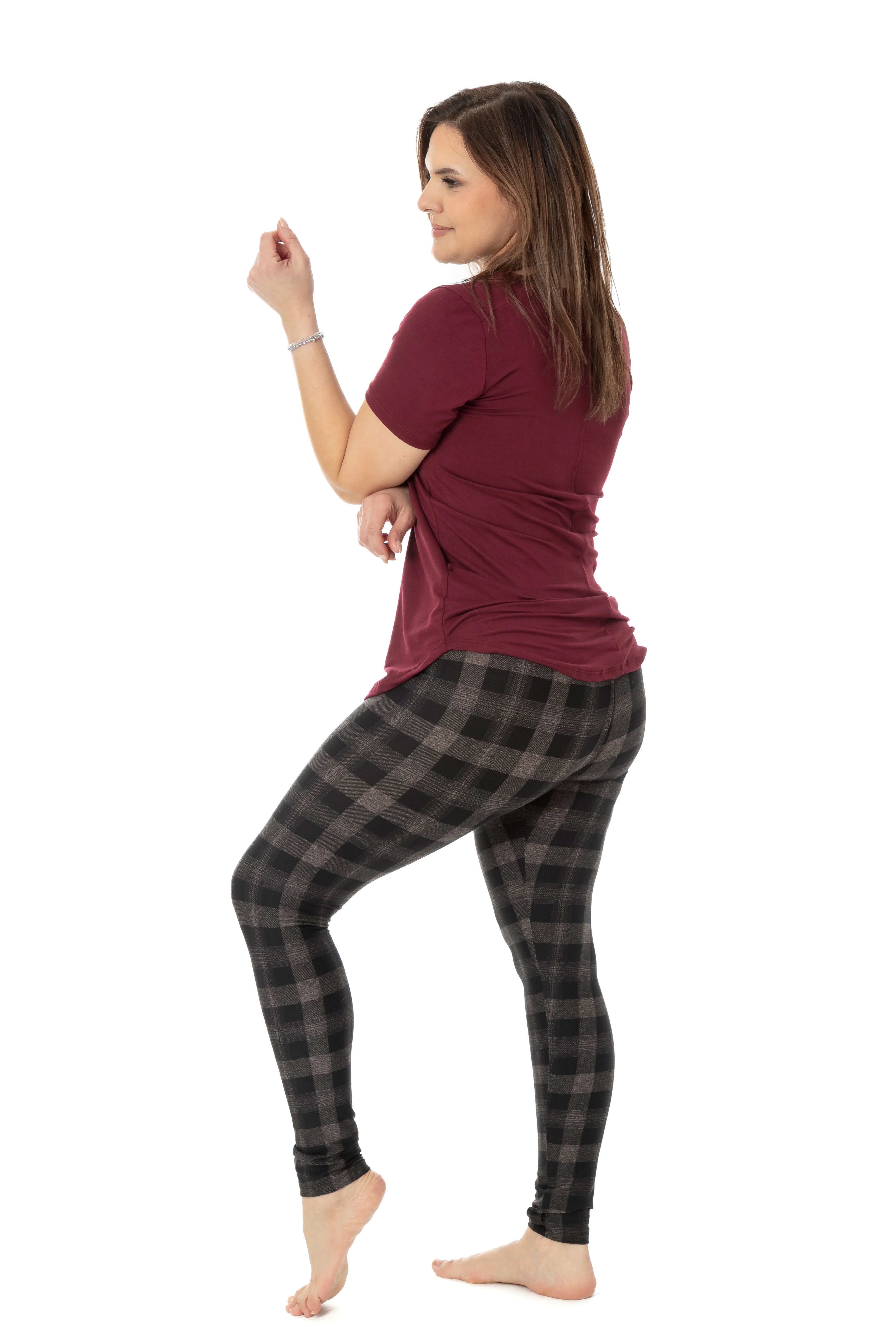 Irish Squares - All Season Leggings - Image 3