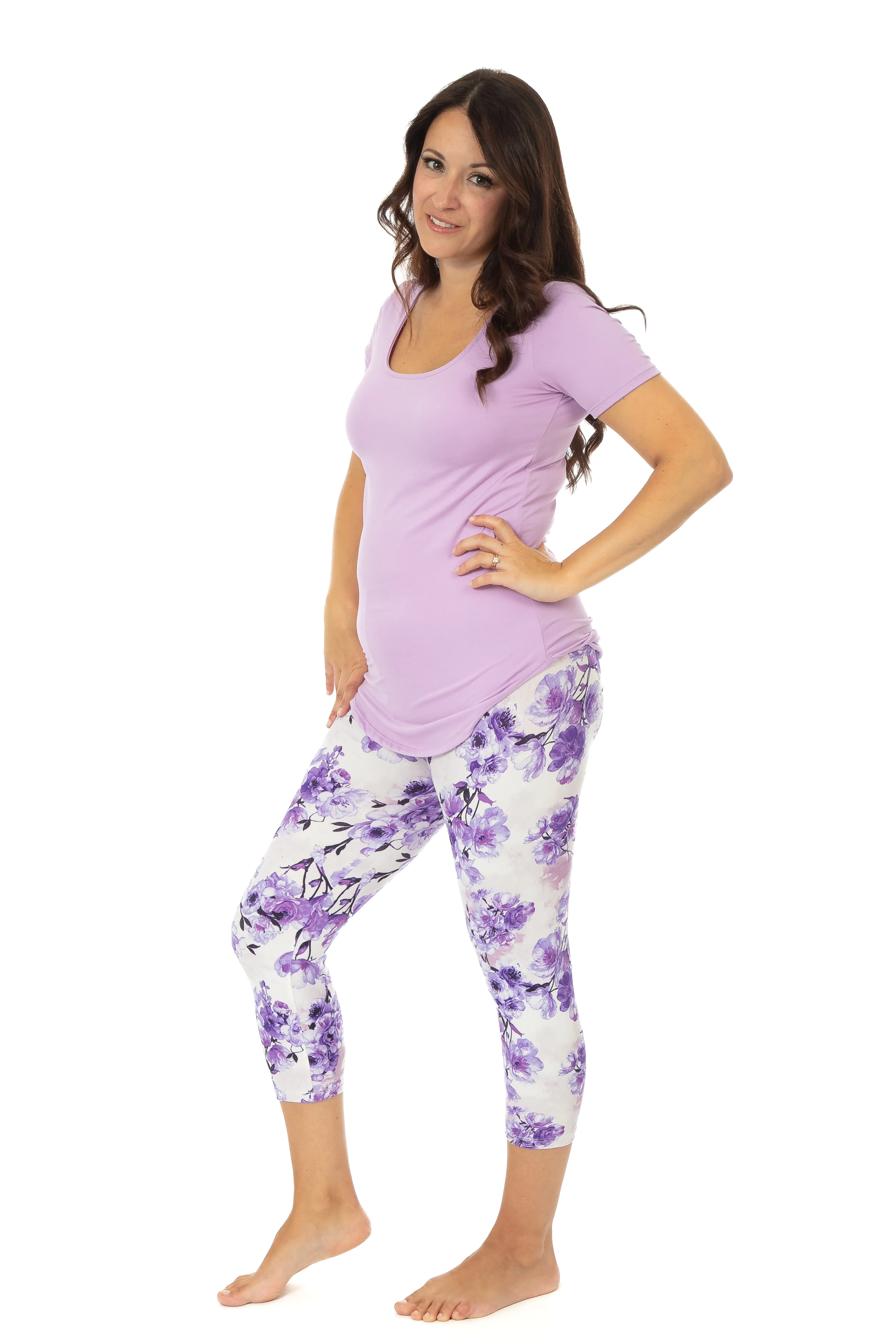 Lavender Bloom - Capris - Image 3