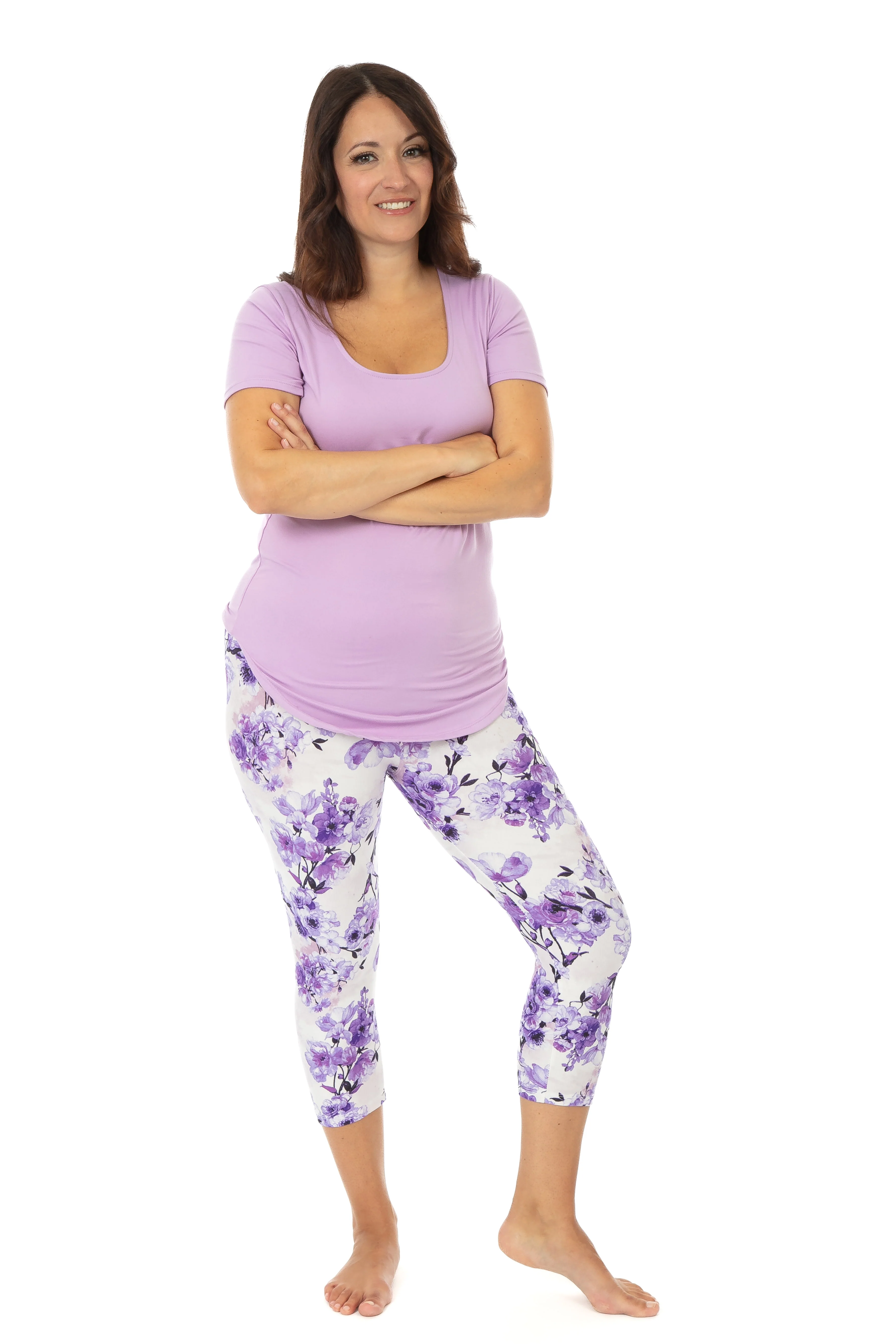 Lavender Bloom - Capris - Image 7