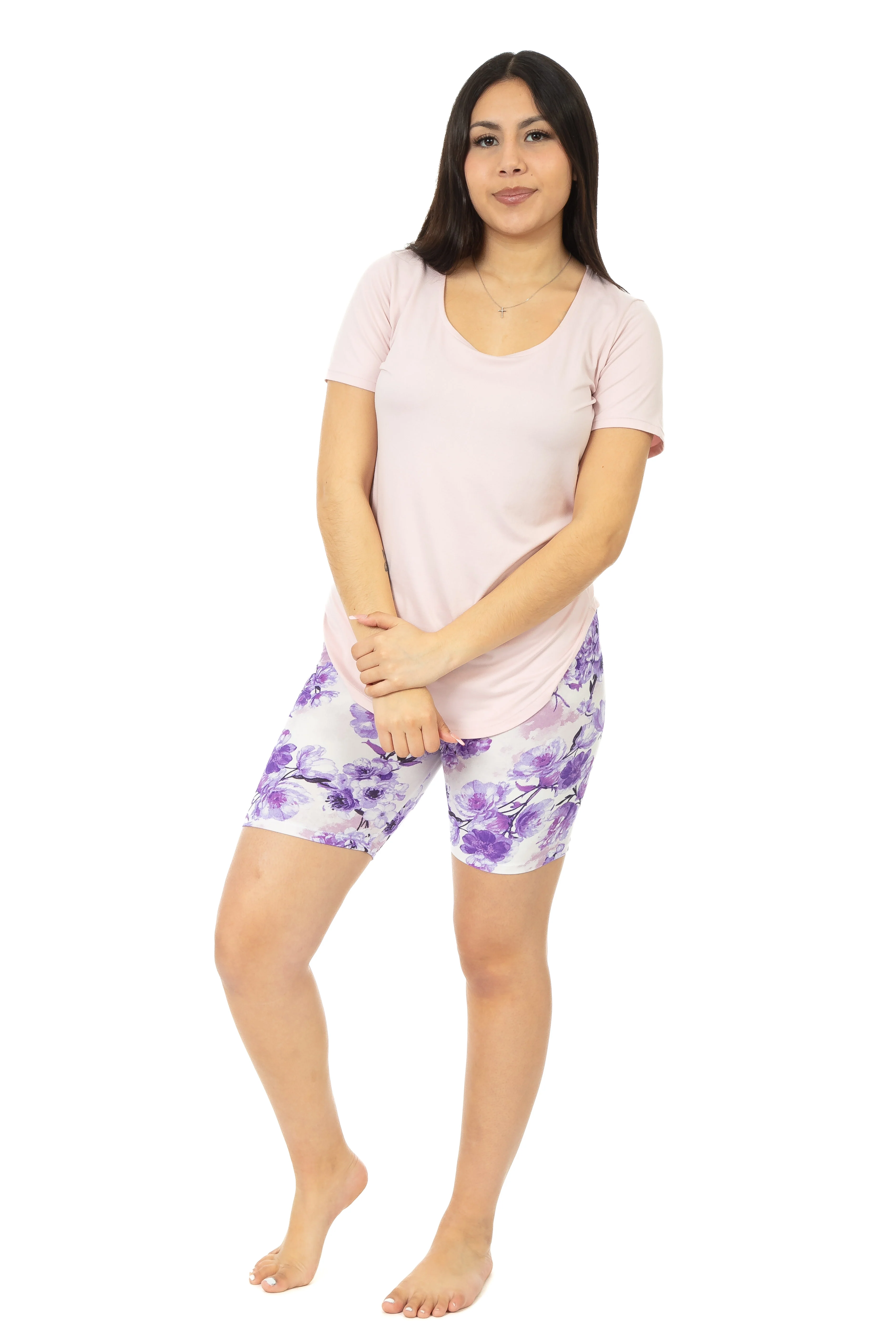 Lavender Bloom - Shorts - Image 4