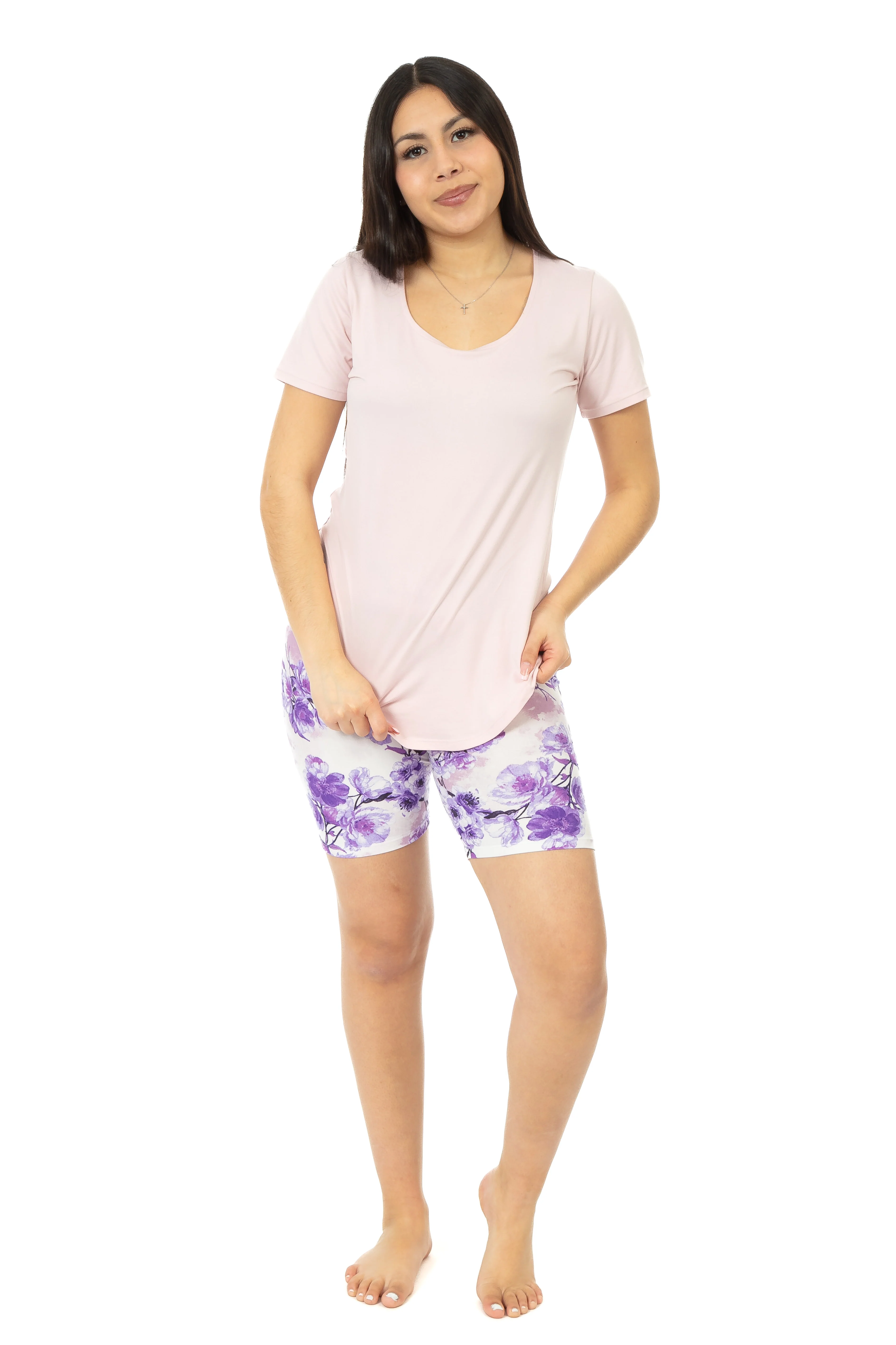 Lavender Bloom - Shorts - Image 5