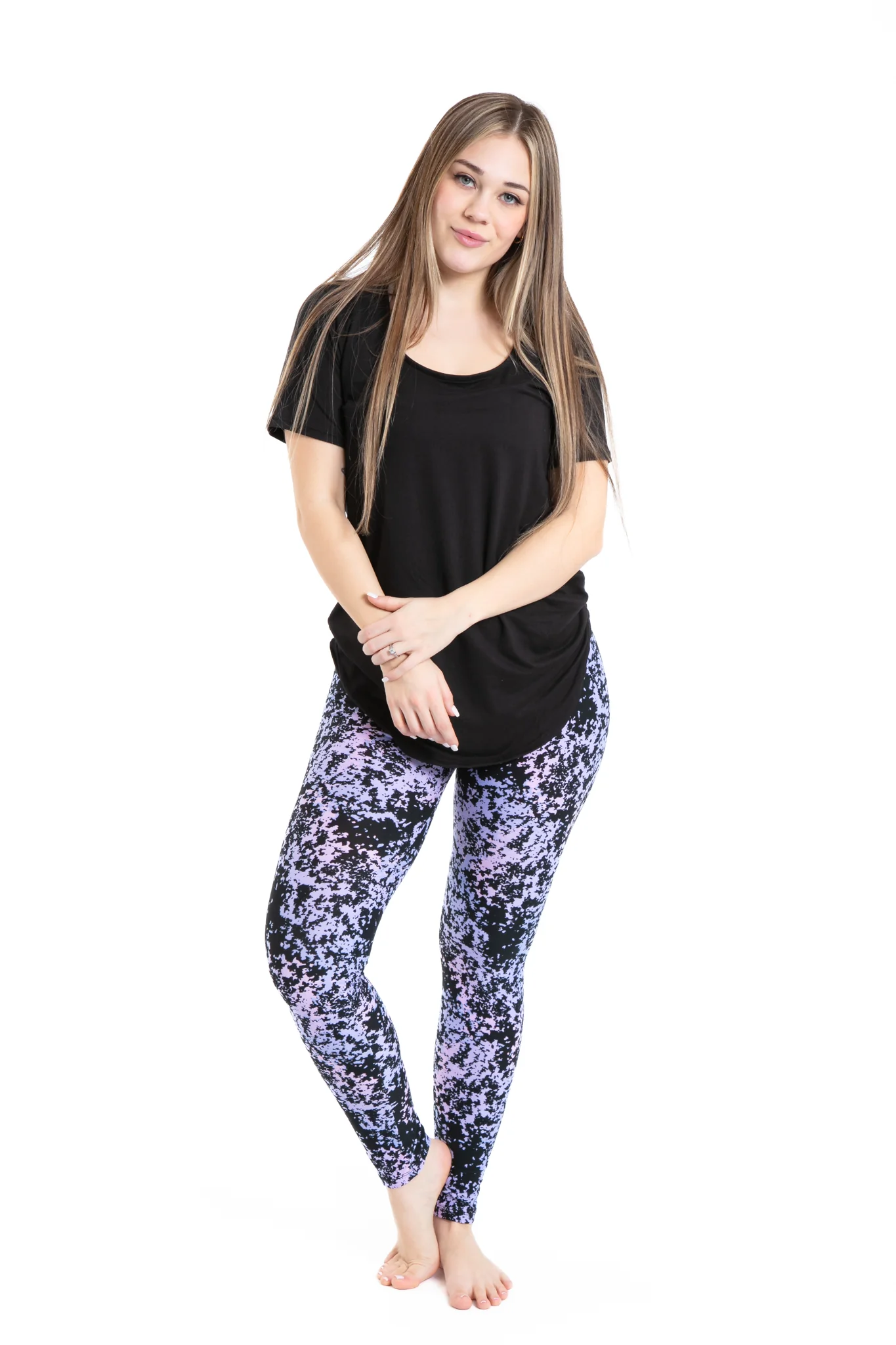 Lilac Splash - All Season Leggings - Image 2