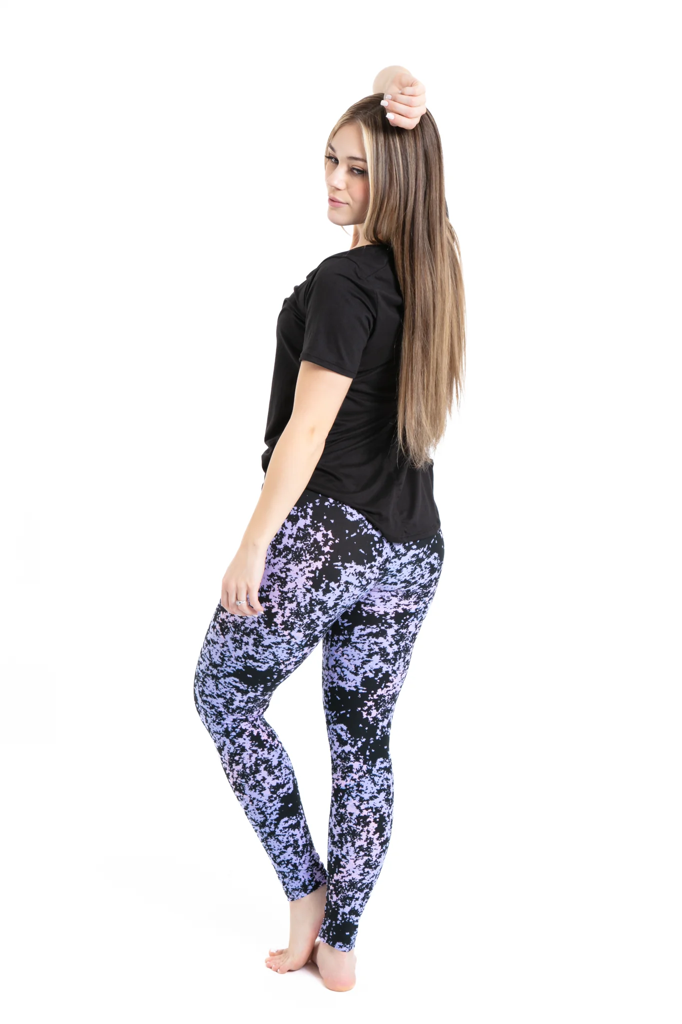 Lilac Splash - All Season Leggings - Image 4