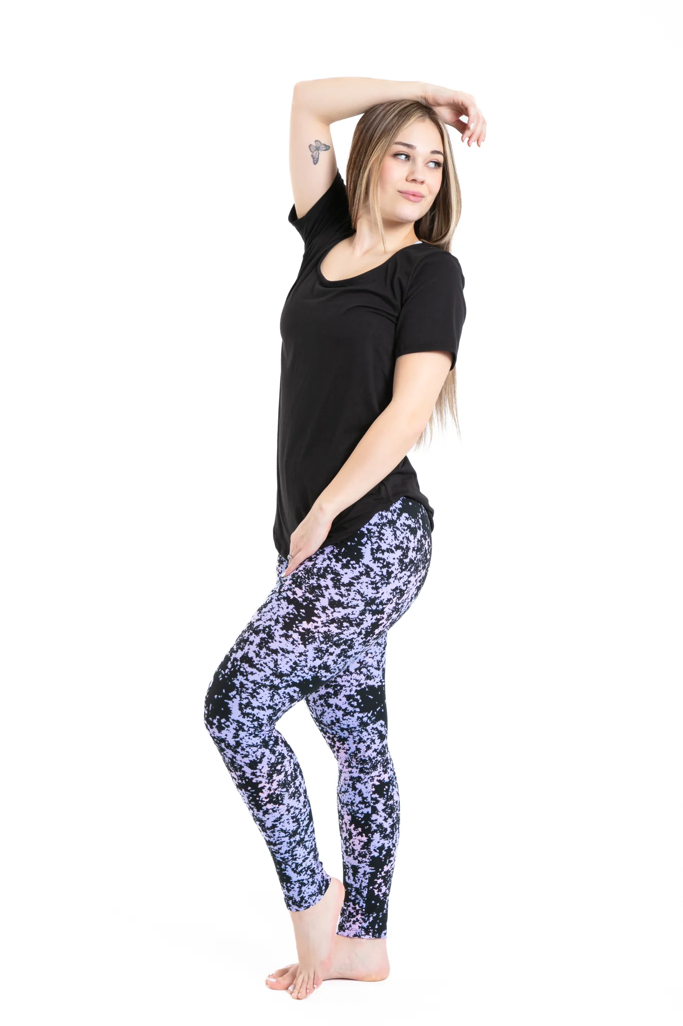 Lilac Splash - All Season Leggings - Image 6