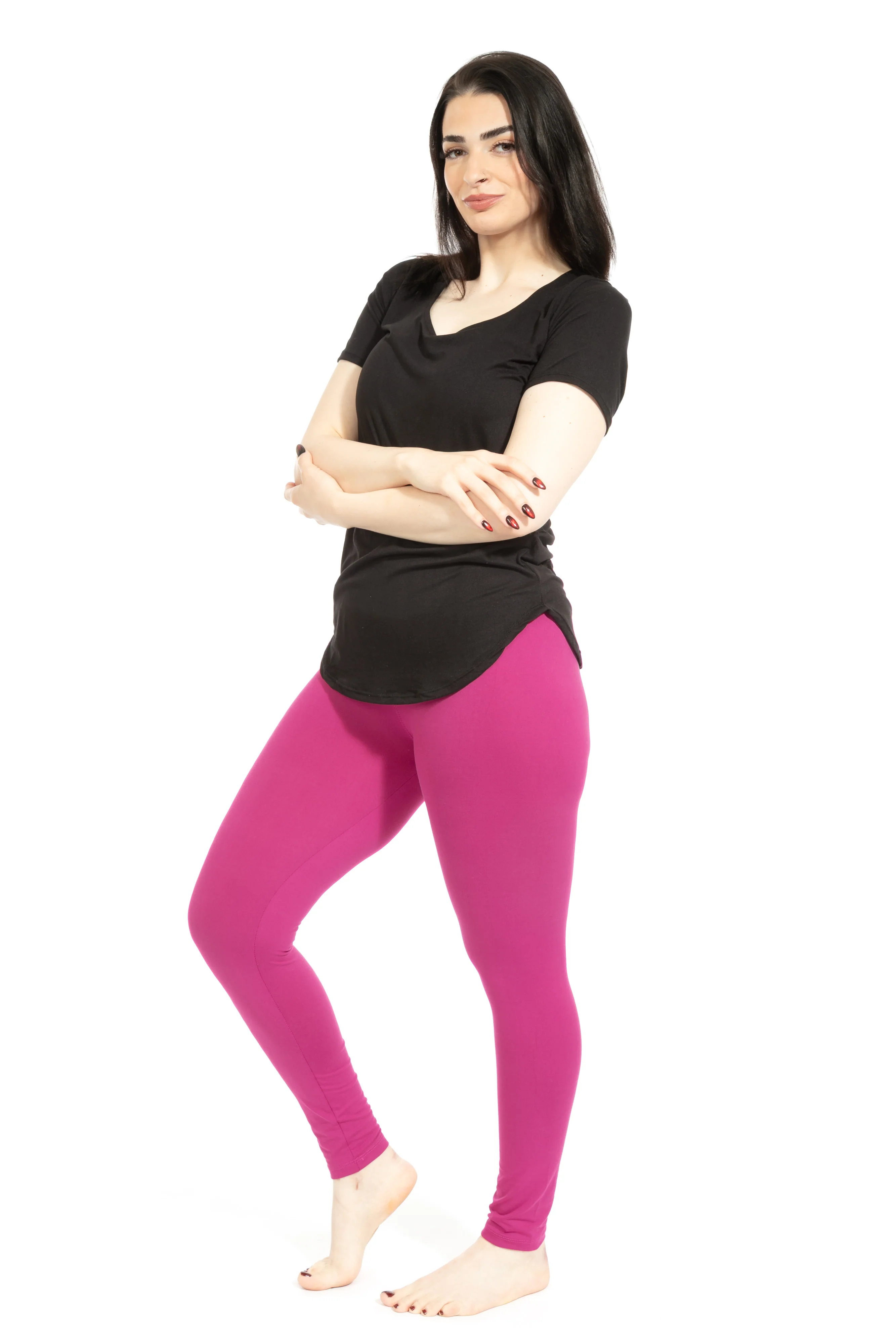 Magenta - All Season Leggings - Image 4