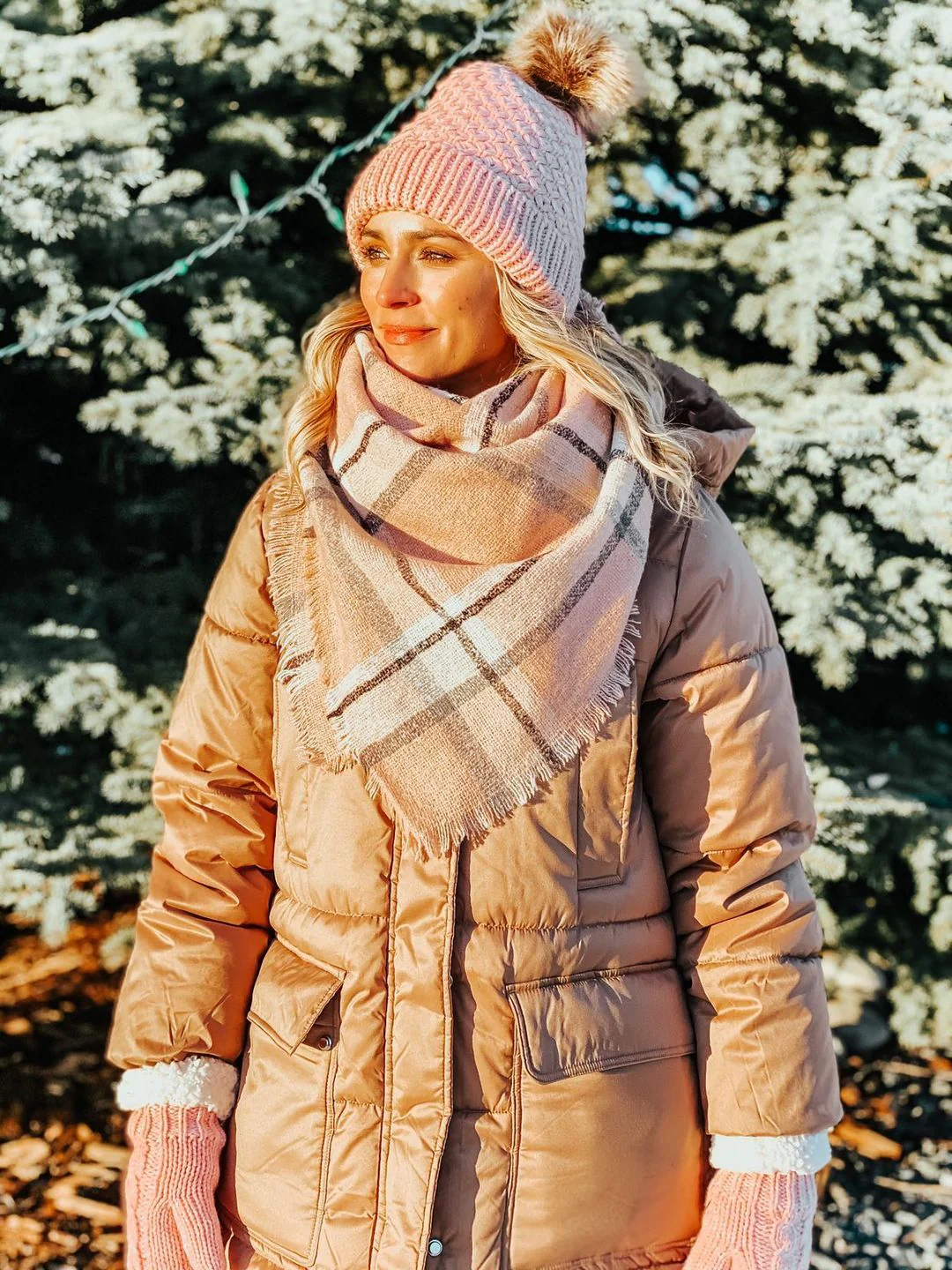 Pink - Cozy Lined Mittens - Image 8