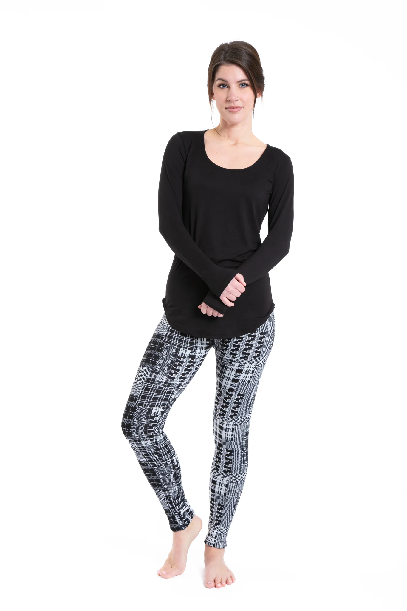 Mixed Figures - Cozy Lined Leggings - Image 2