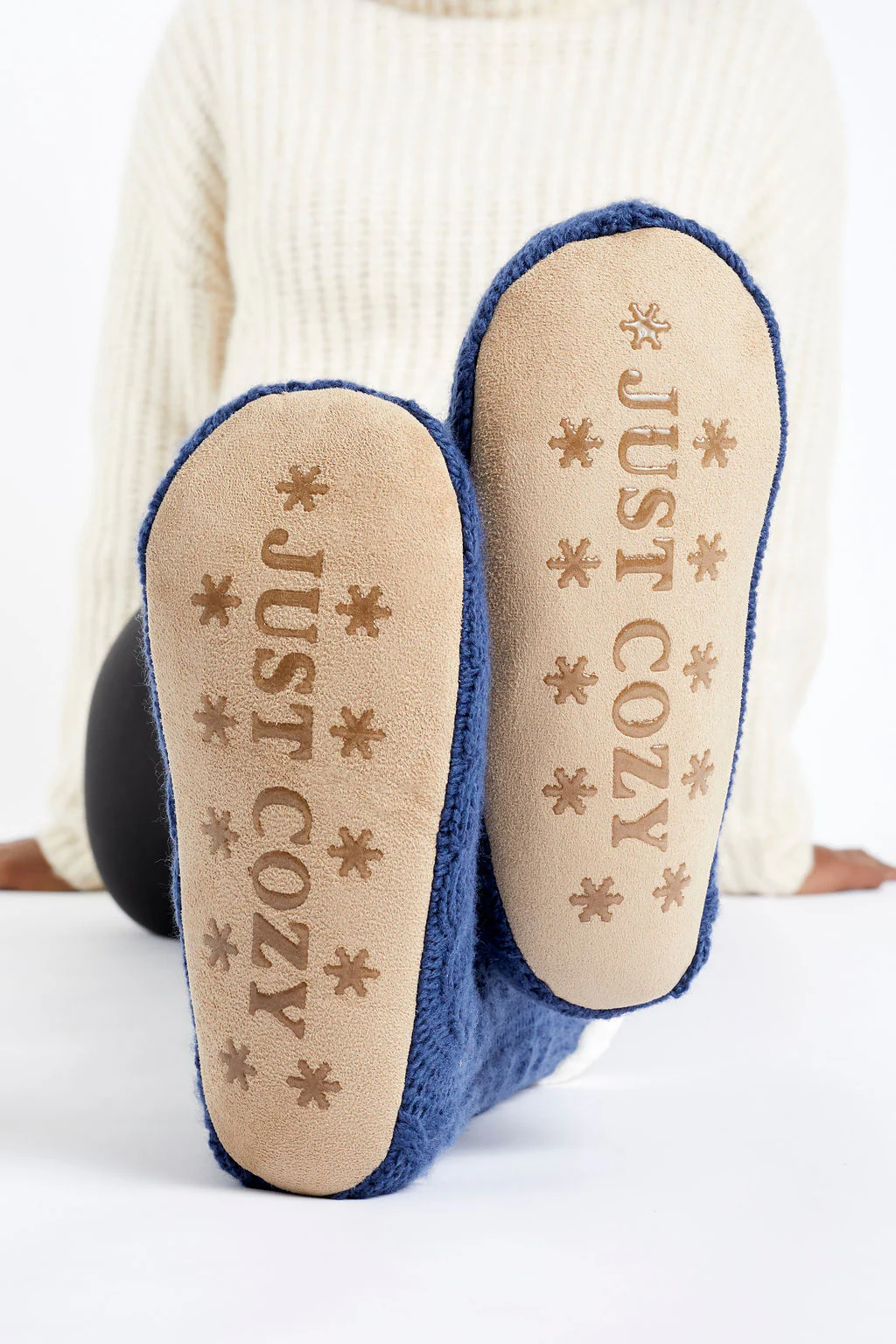 Navy - Cozy Slipper Socks - Image 3