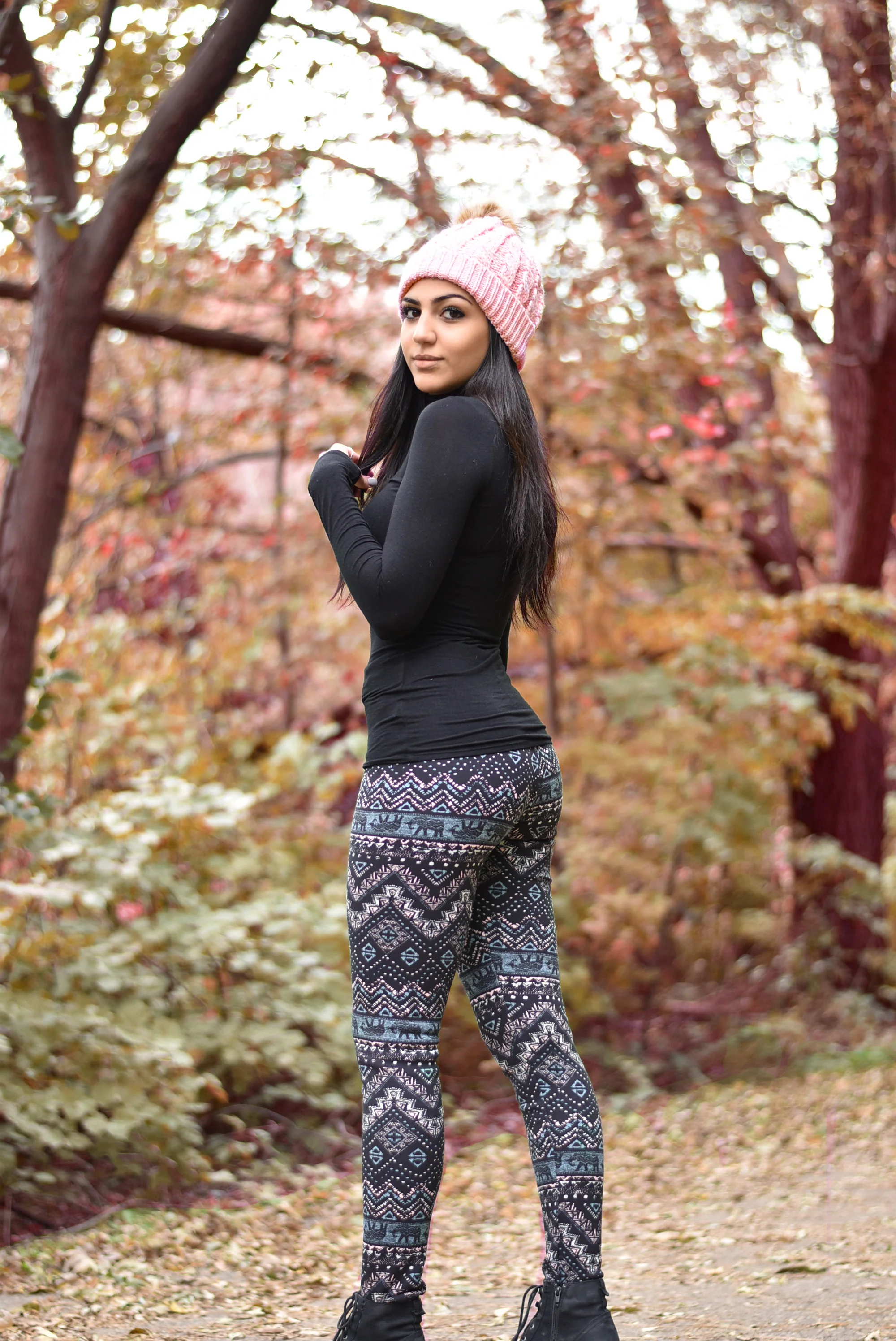 Pink - Cozy Lined Hat - Image 5