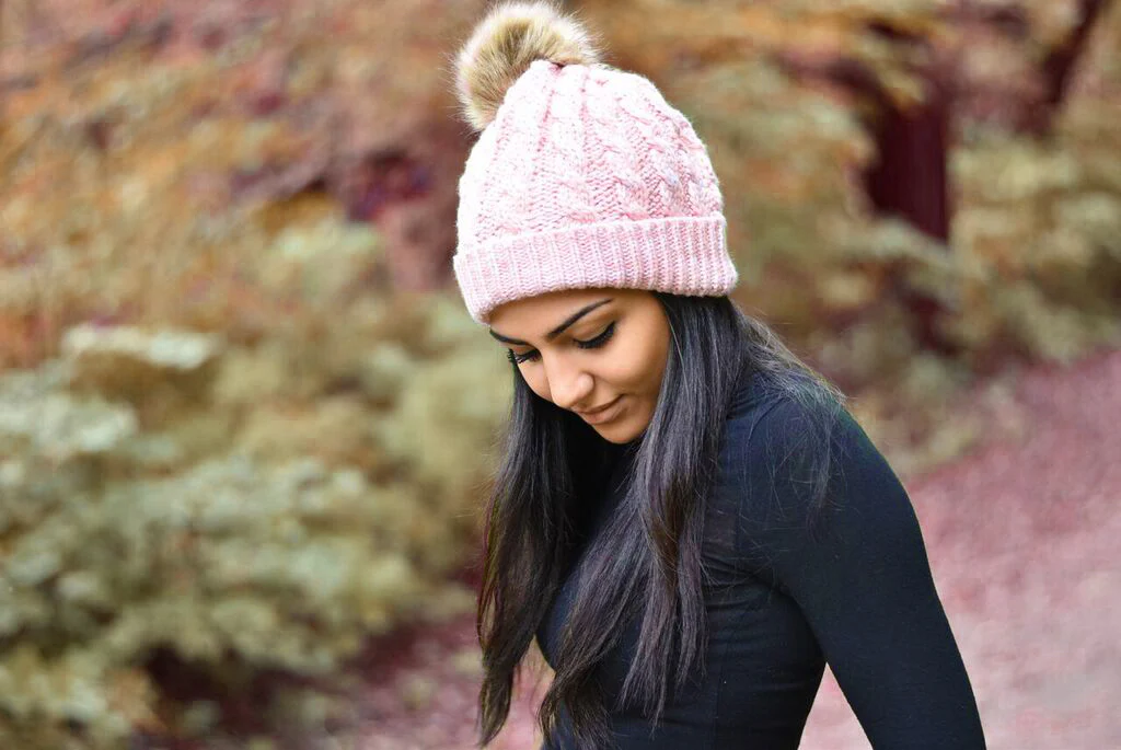 Pink - Cozy Lined Hat - Image 6