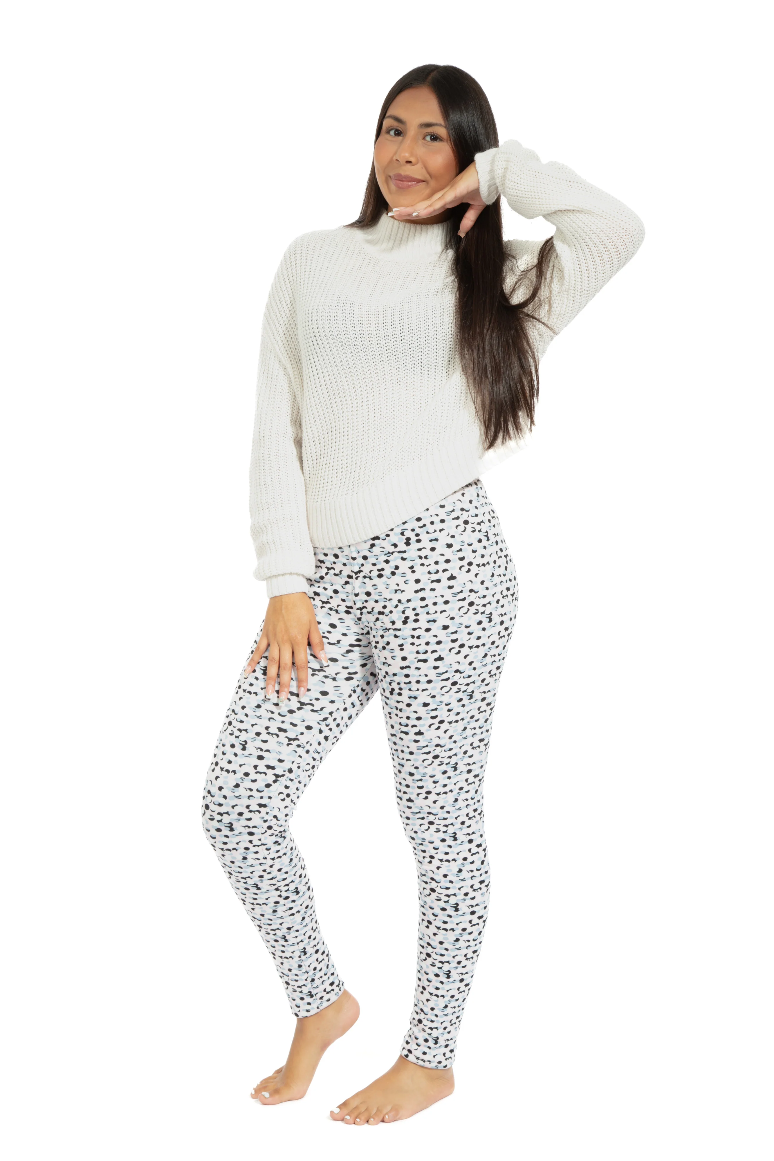 Polka - Cozy Lined Leggings - Image 2