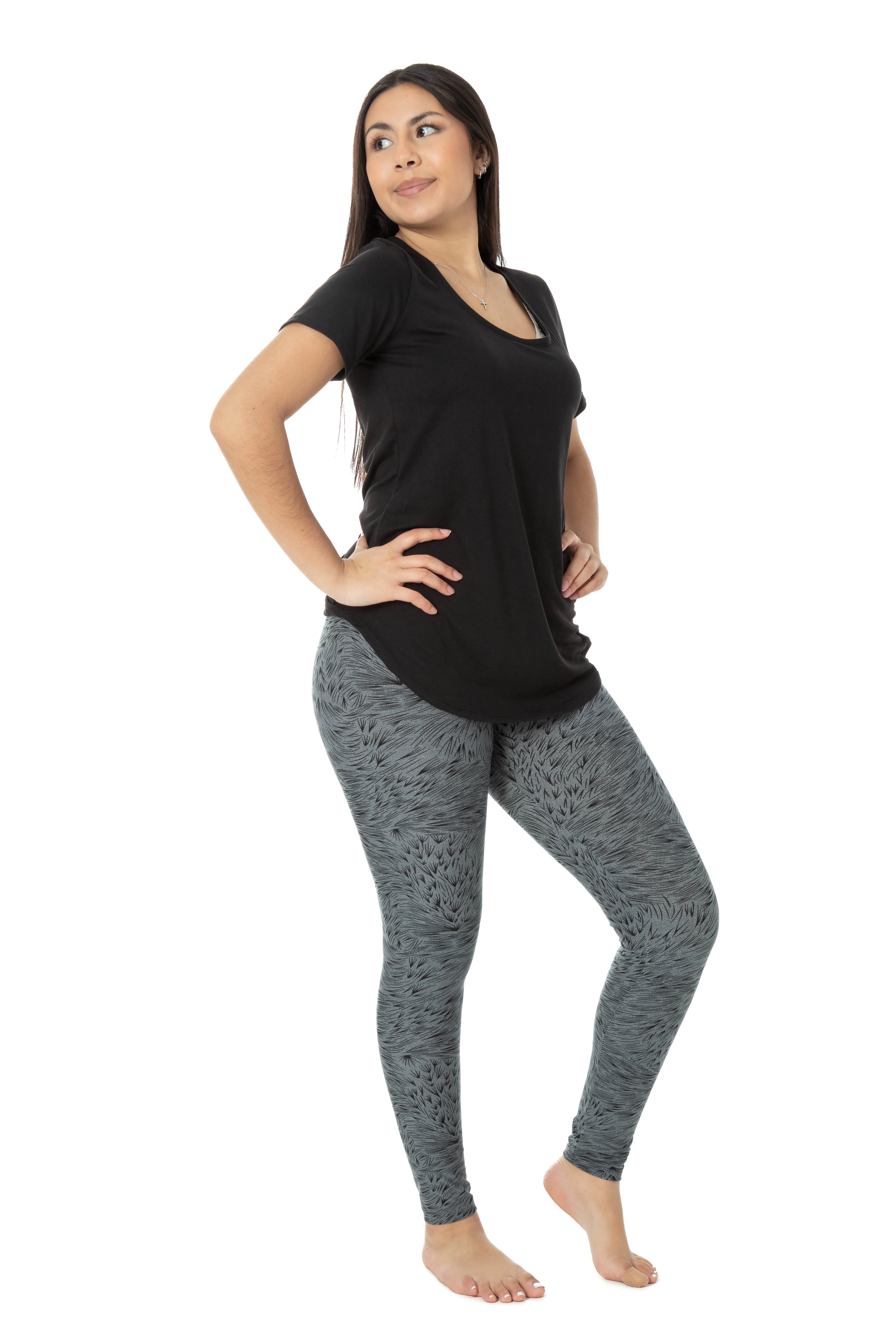 Printed Lines - All Season Leggings - Image 4
