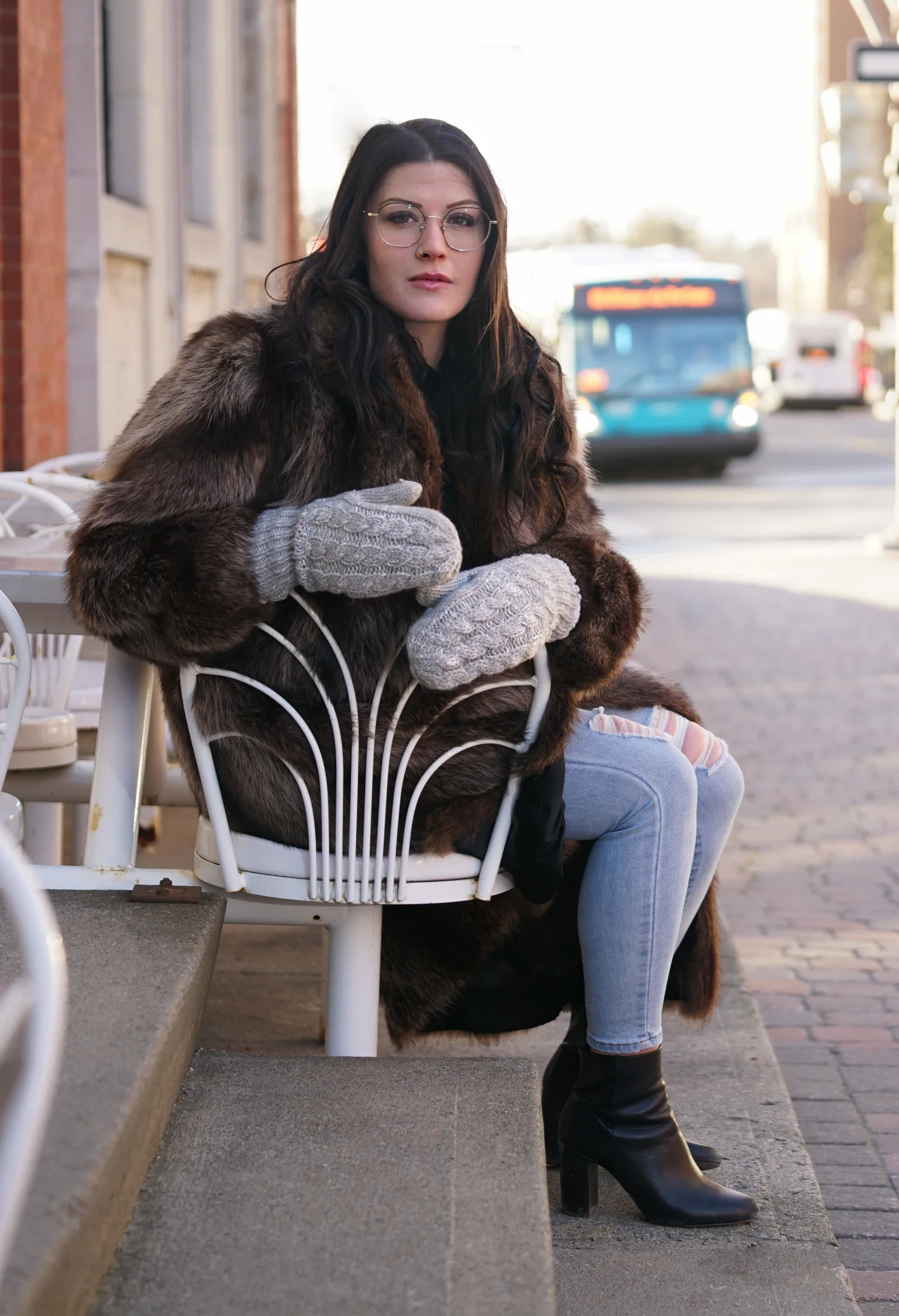 Grey - Cozy Lined Mittens - Image 7