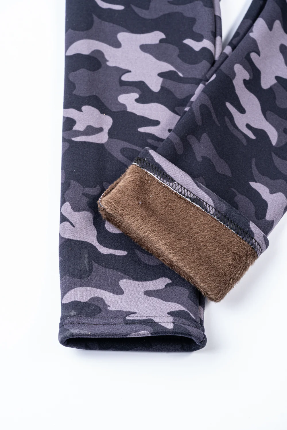 Purple Camouflage - Cozy Lined Leggings - Image 5