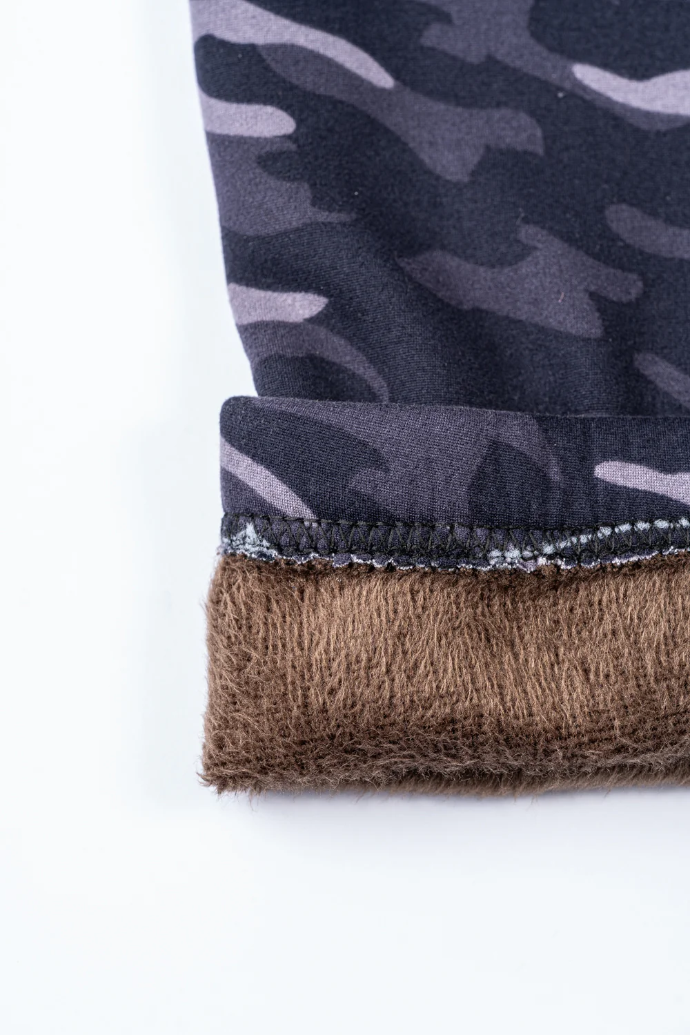Purple Camouflage - Cozy Lined Leggings - Image 6