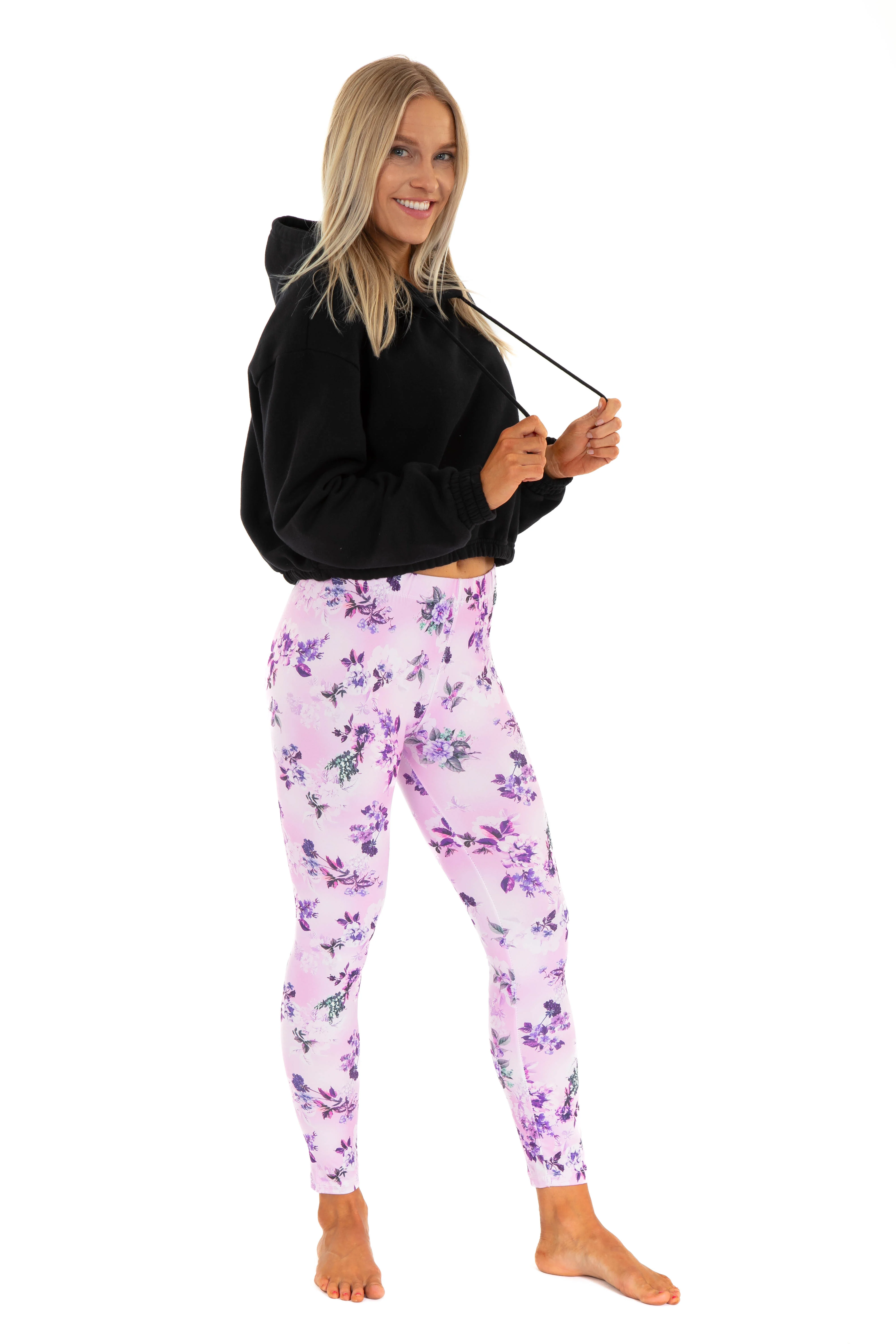 Purple Iris - All Season Leggings - Image 4