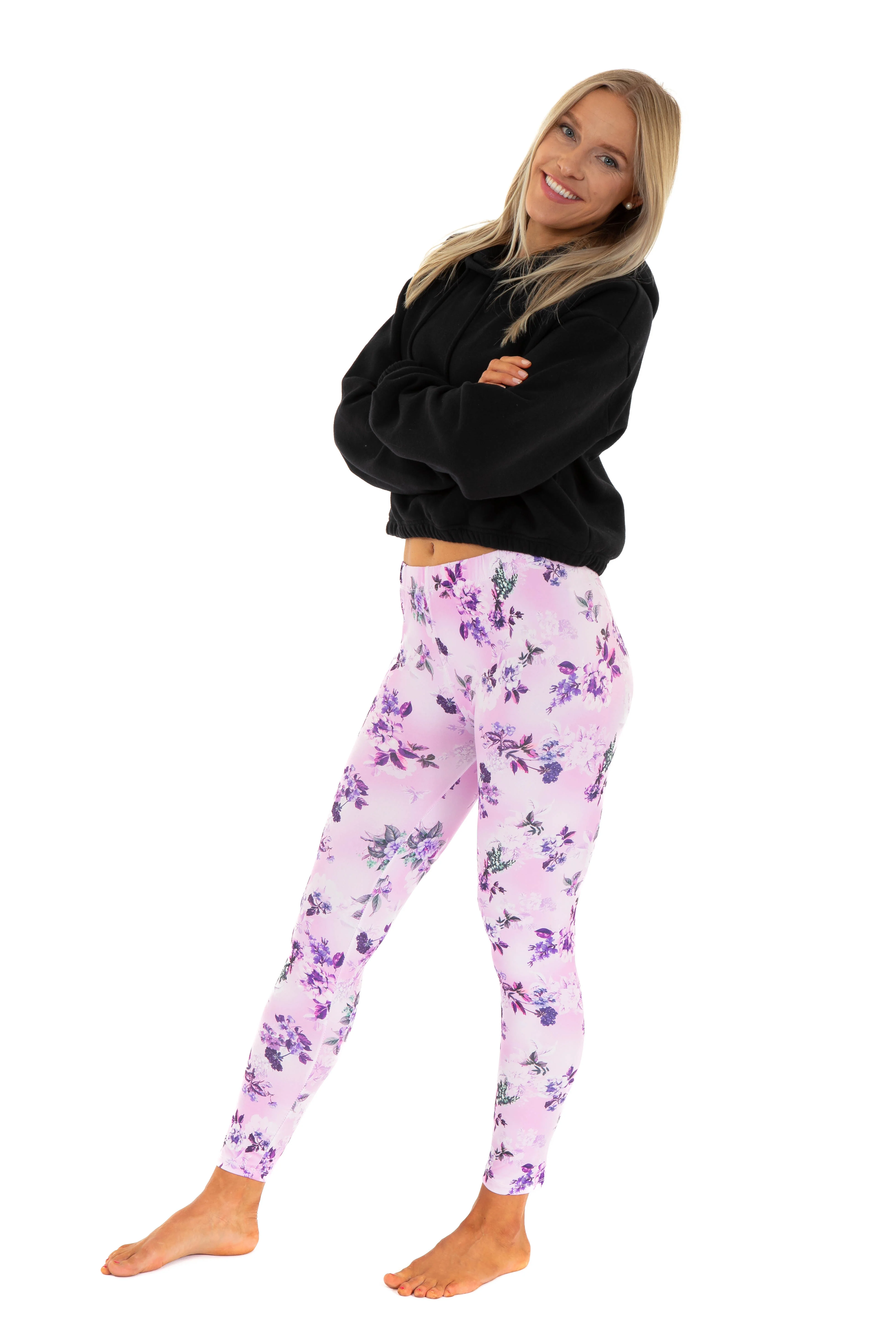 Purple Iris - All Season Leggings - Image 5