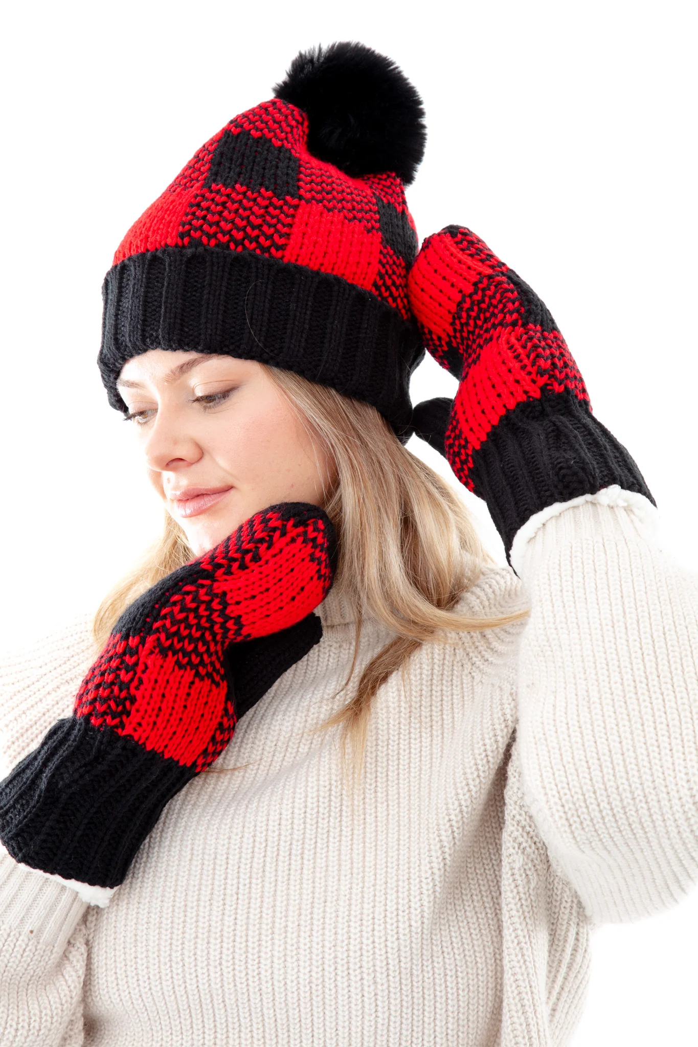 Black & Red Just Cozy Set - Image 4