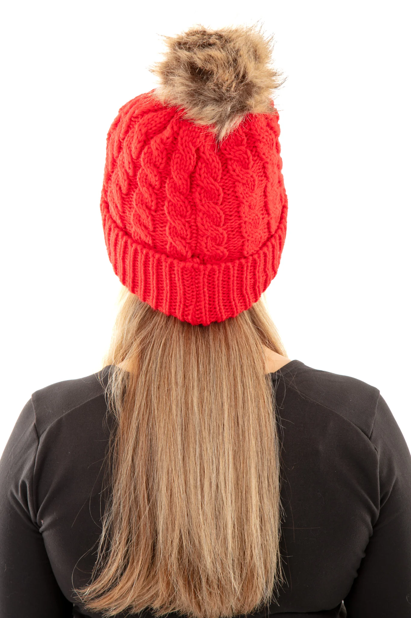 Red - Cozy Lined Hat - Image 5