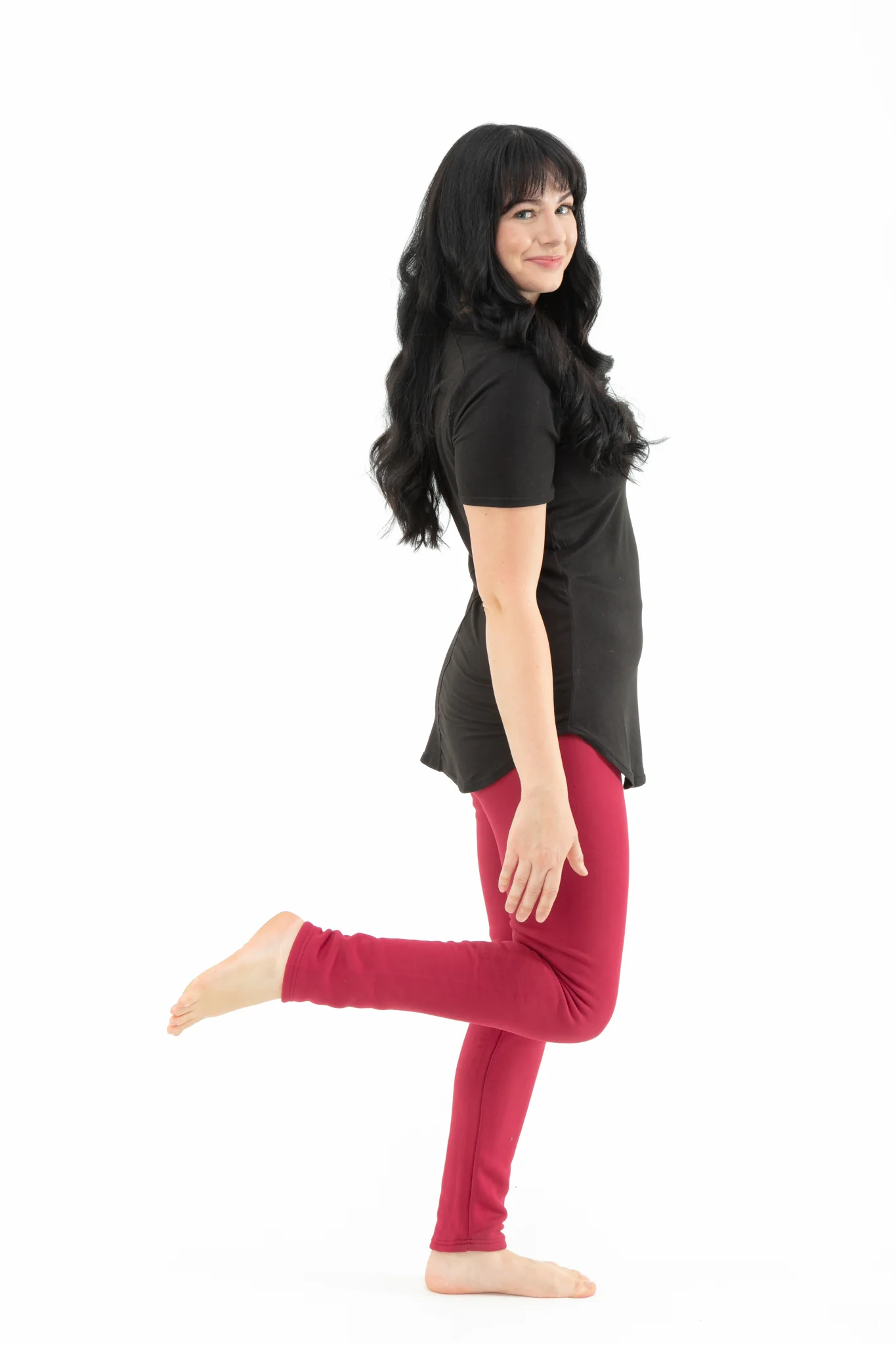 Red Velvet - Cozy Lined Leggings - Image 2