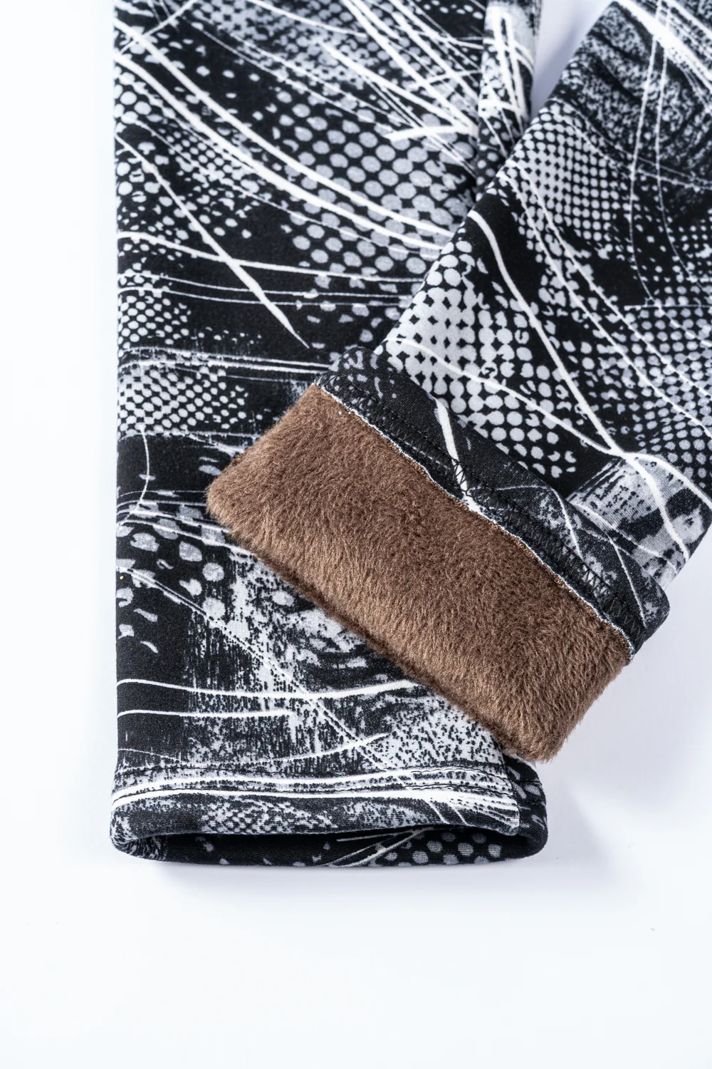 Retro Lines - Cozy Lined Leggings - Image 7