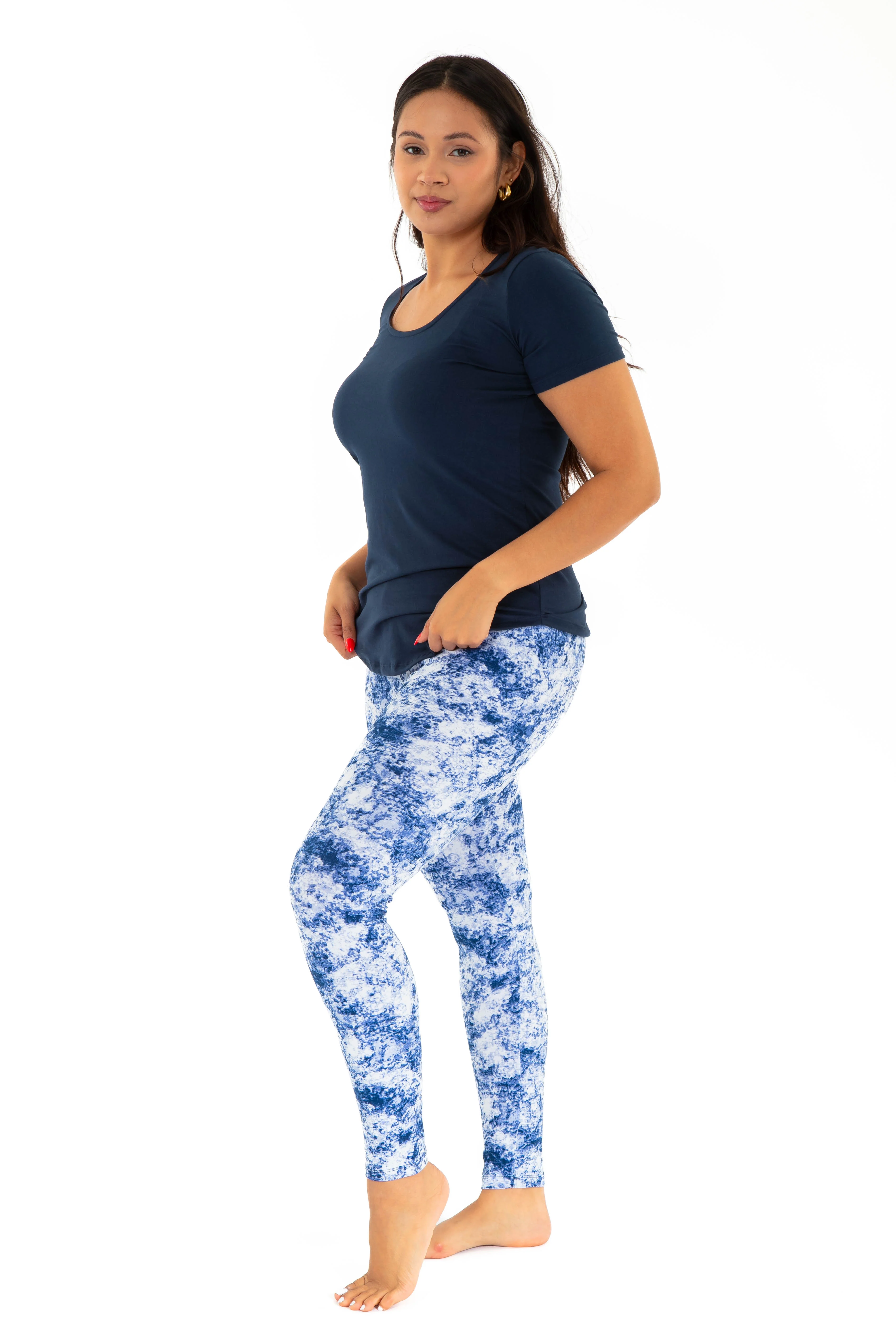 Soft Navy Dye - All Season Leggings - Image 4
