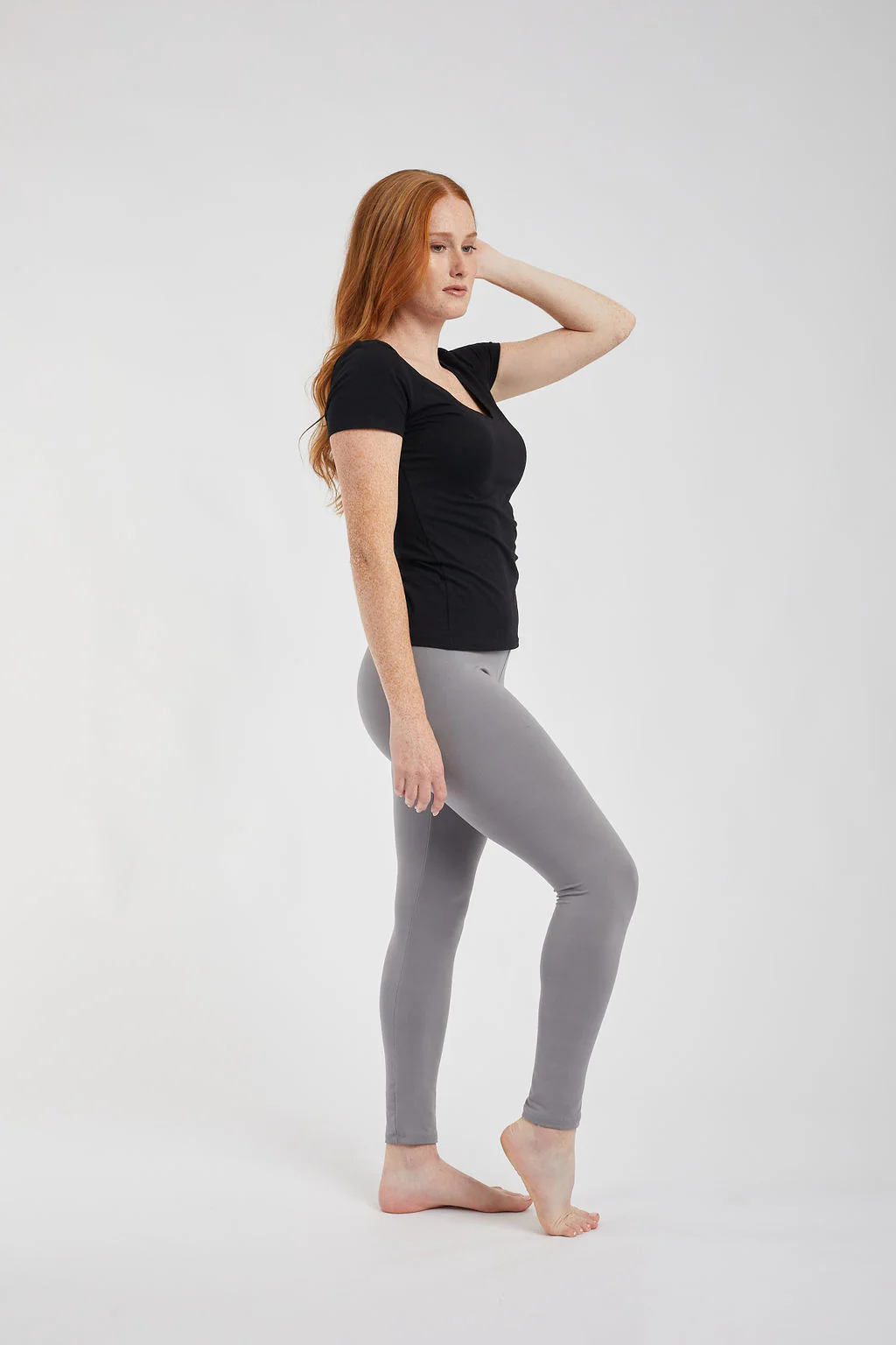 Stormy Gray - All Season Leggings - Image 4