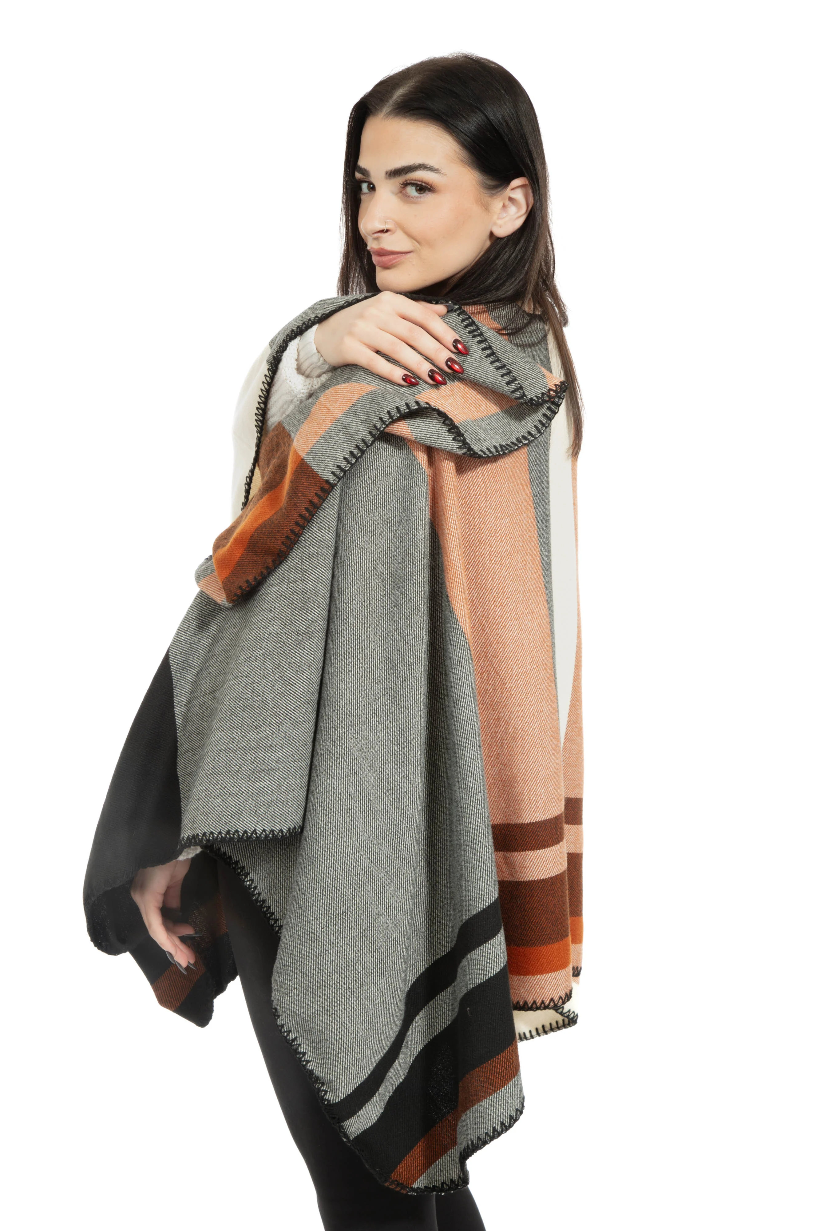 Tahlia - Poncho Scarf - Image 5