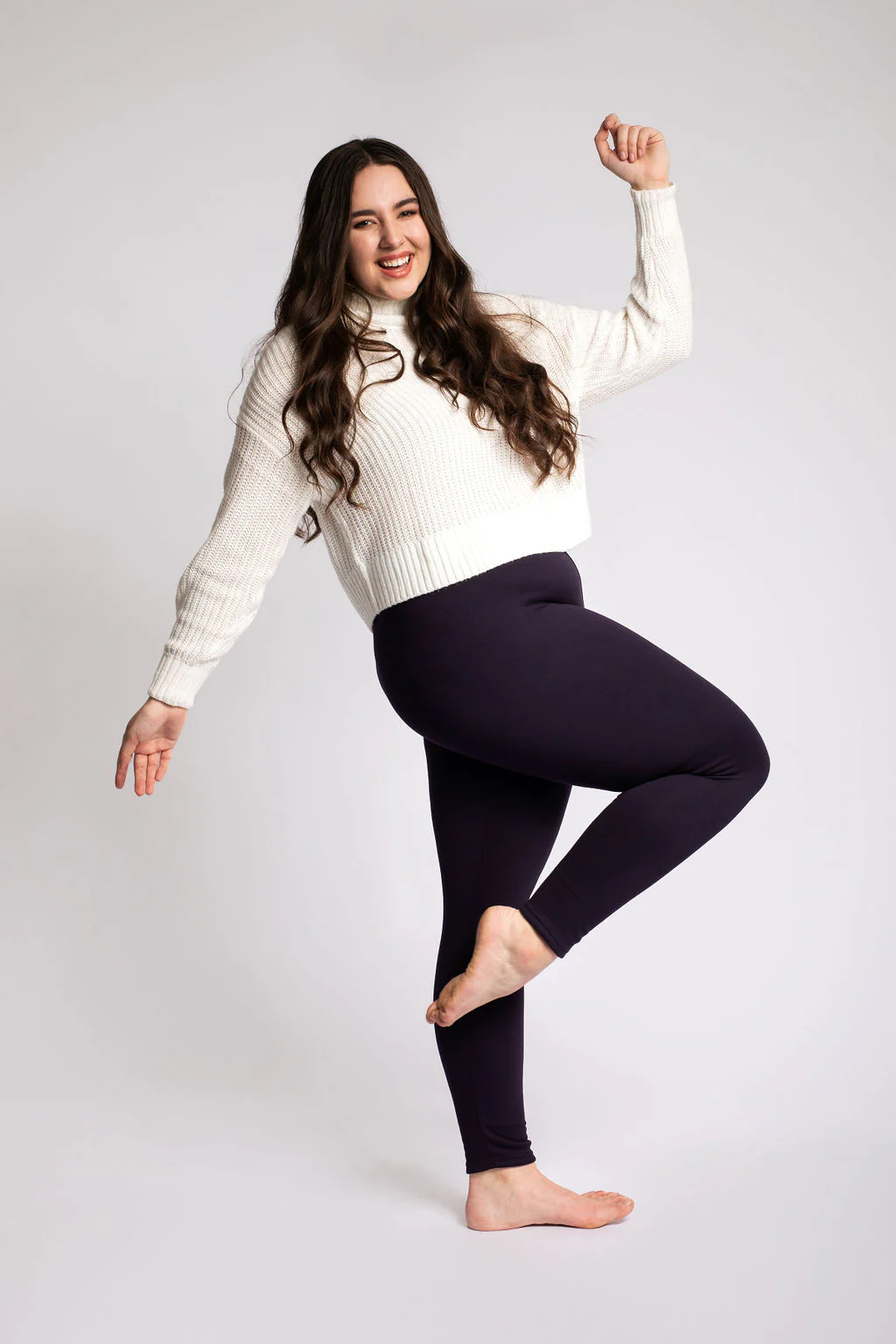 Violet - Cozy Lined Leggings - Image 3