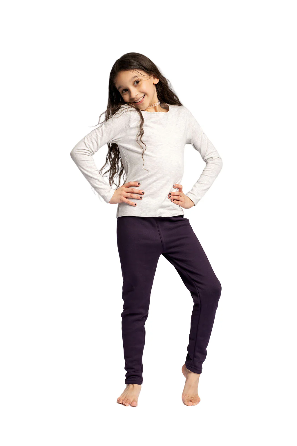 Violet Kid's - Cozy Lined Leggings - Image 3
