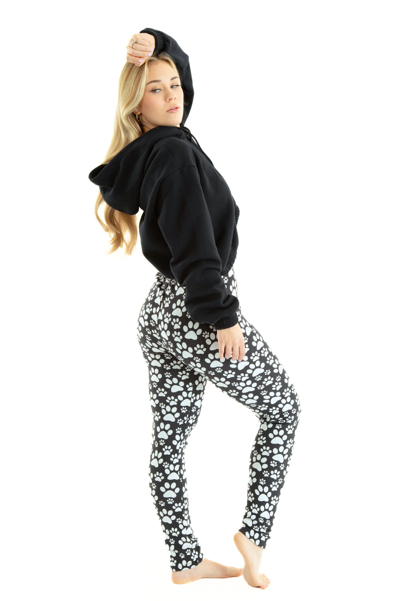 White Paws - Cozy Lined Leggings - Image 4