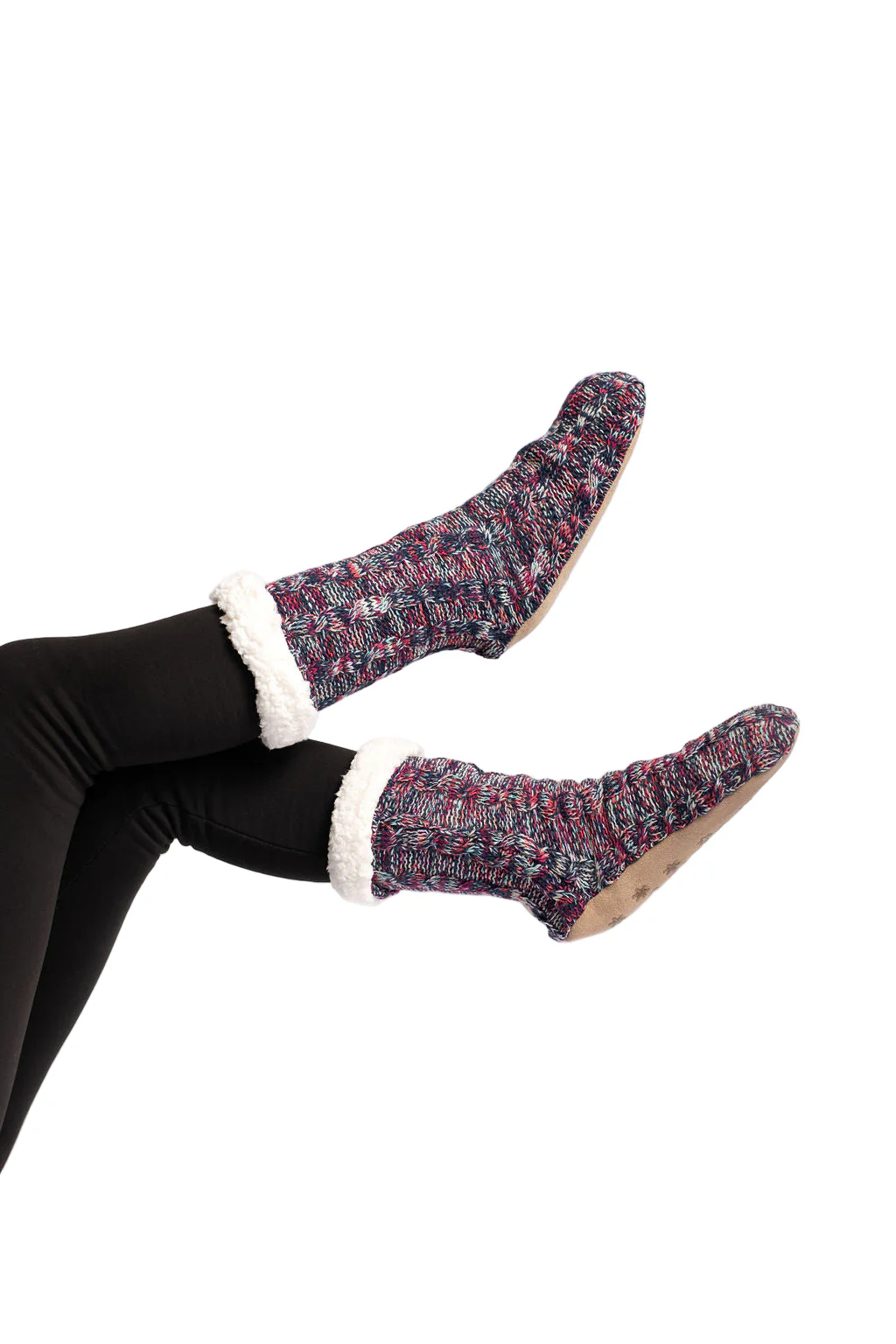 Multicolored - Cozy Slipper Socks - Image 2